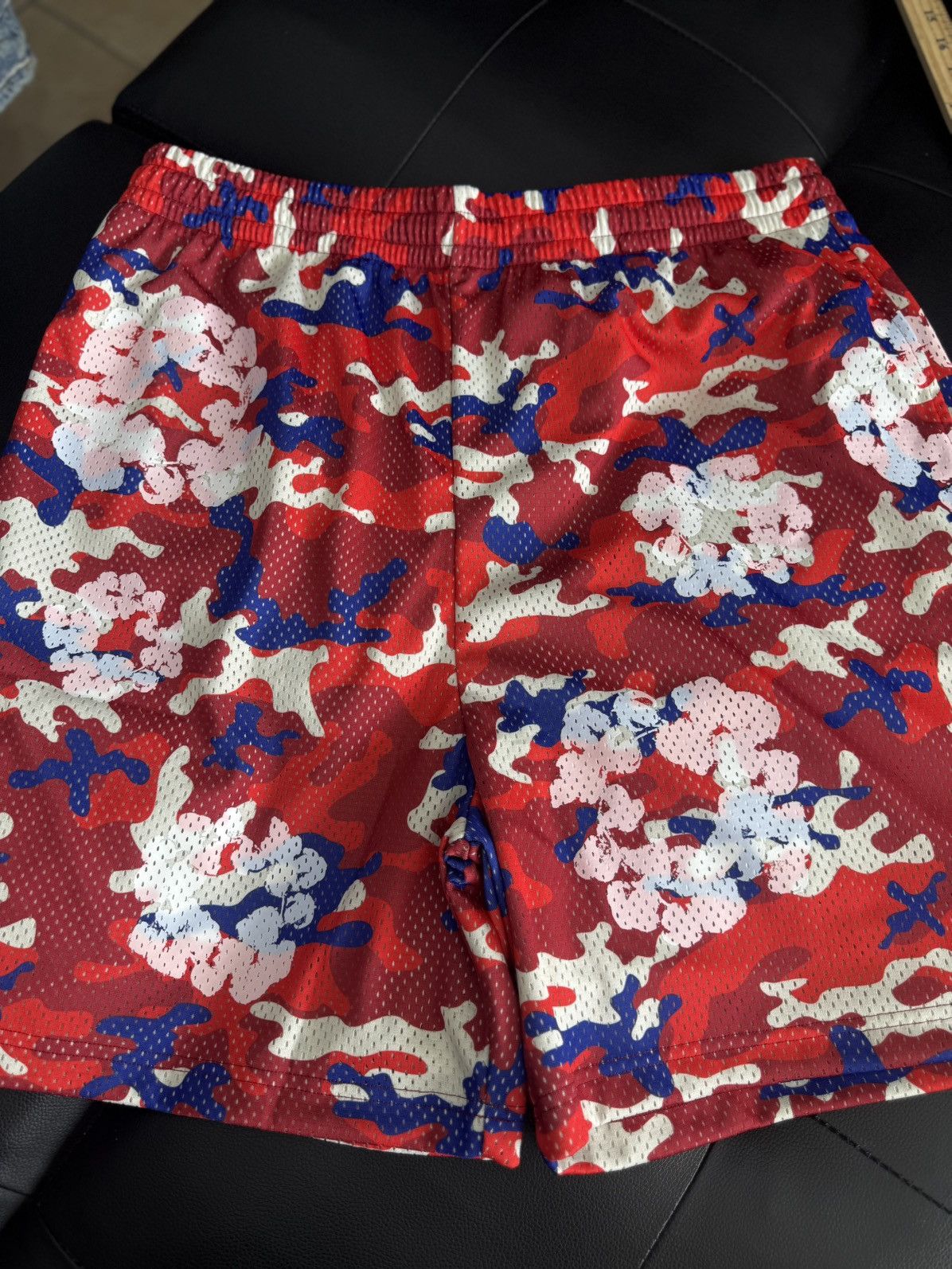 DENIM TEARS Denim Tears Mesh Summer Shorts Red Camo Size XXL (NEW) Size US 38 / EU 54 - 4 Thumbnail