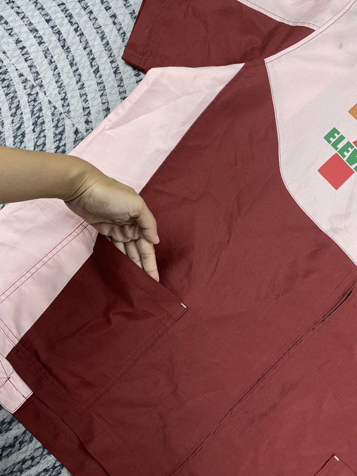Japanese Brand Vtg 7 Eleven Block Color Workwear Zipper Jacket Size US XXL / EU 58 / 5 - 5 Thumbnail