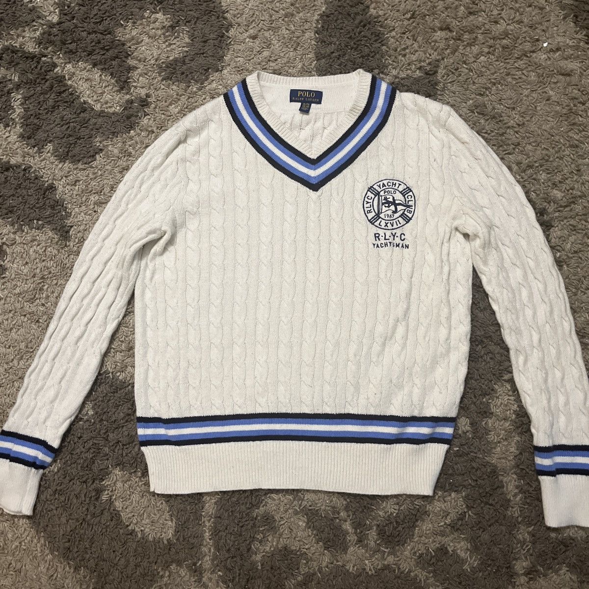 Polo Ralph Lauren Vintage KniteWear Polo Size XXL / US 16-18 / IT 52-54 - 1 Thumbnail