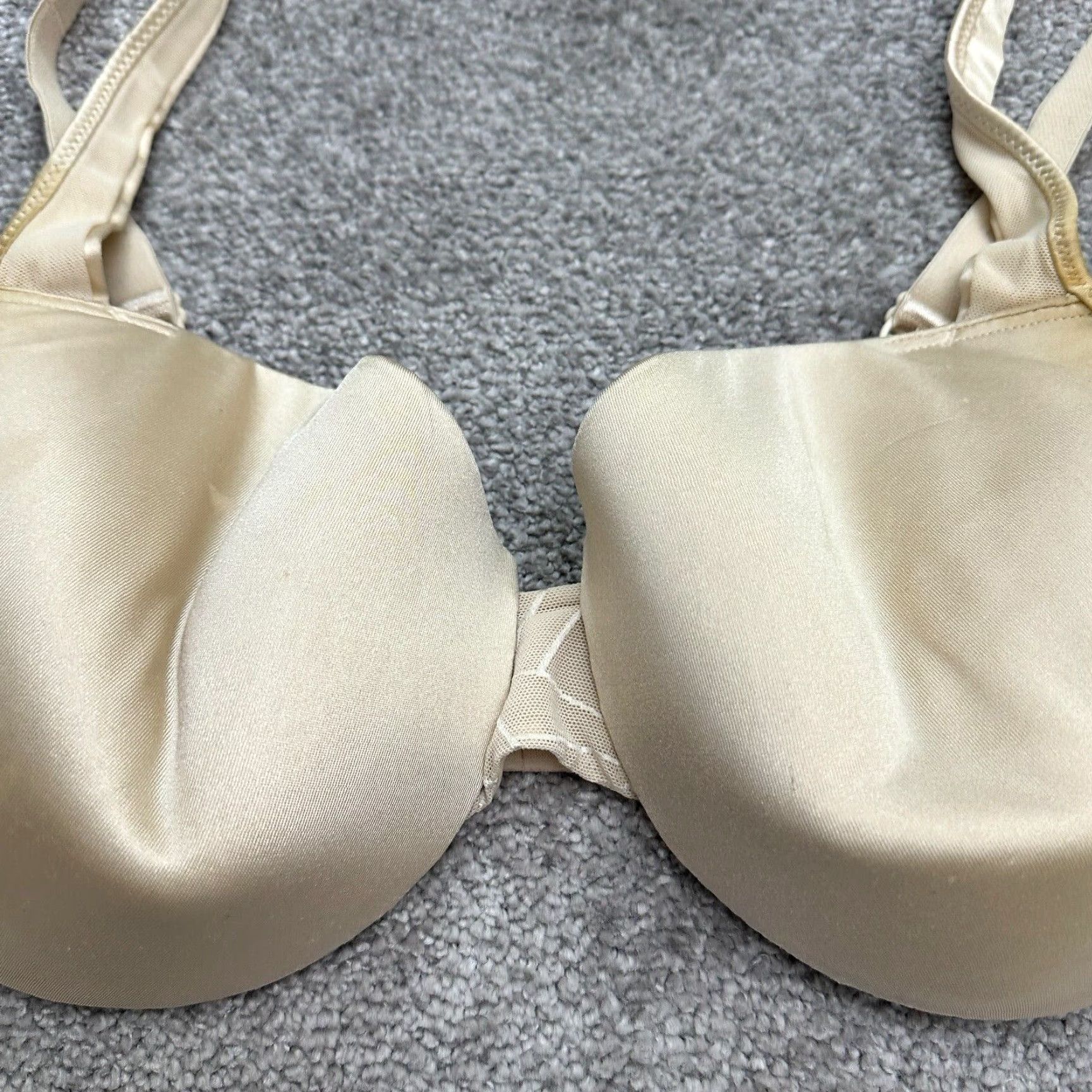 Vintage VINTAGE Bali Push Up Bra Women 40B Beige Underwired Padded Adjustable Strap Comfort Size ONE SIZE - 3 Thumbnail