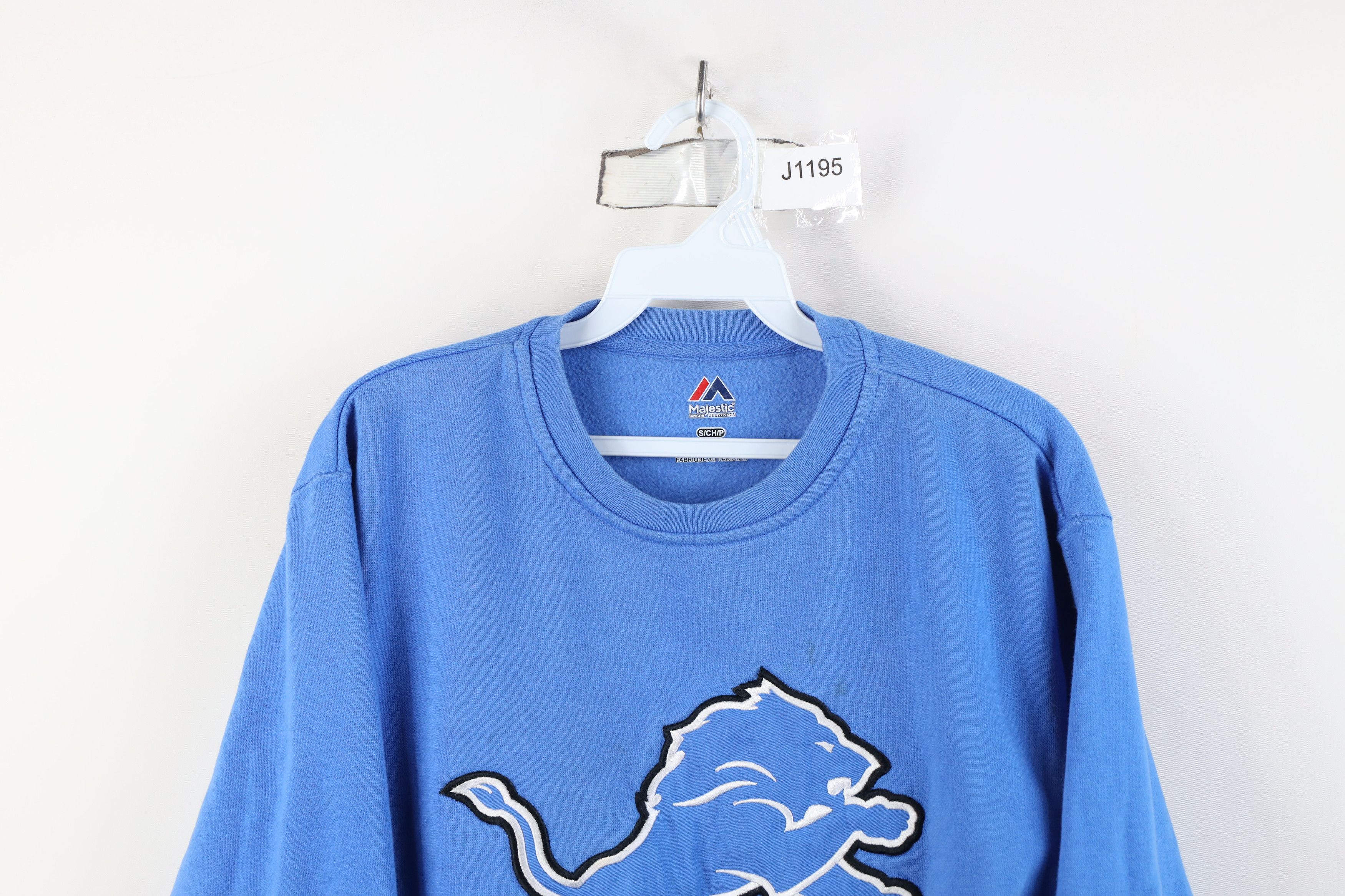 Majestic Vintage Y2K Majestic Lions Football Crewneck Sweatshirt Blue Size US S / EU 44-46 / 1 - 2 Thumbnail