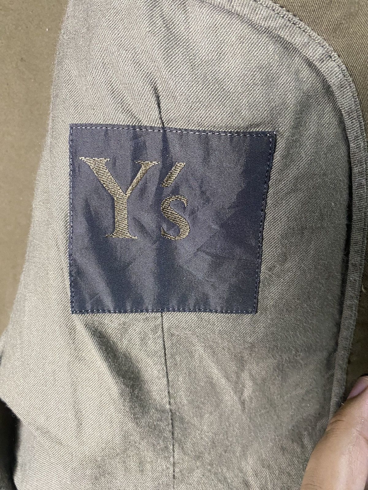 Designer × Yohji Yamamoto Vintage Y’S Yohji Yamamoto Cotton Coat Size 42R - 6 Thumbnail