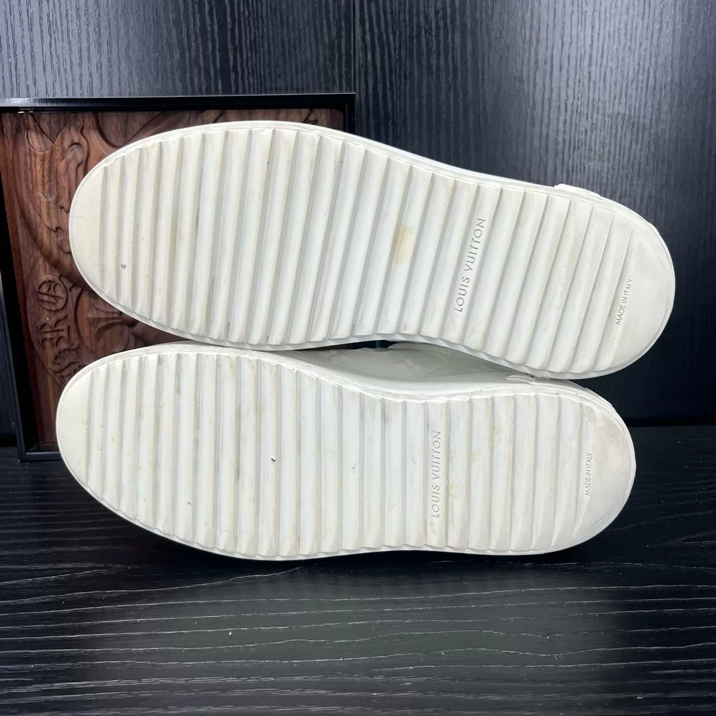 Louis Vuitton LV Time Out Embossed White 37 New Size US 6.5 / IT 36.5 - 6 Thumbnail