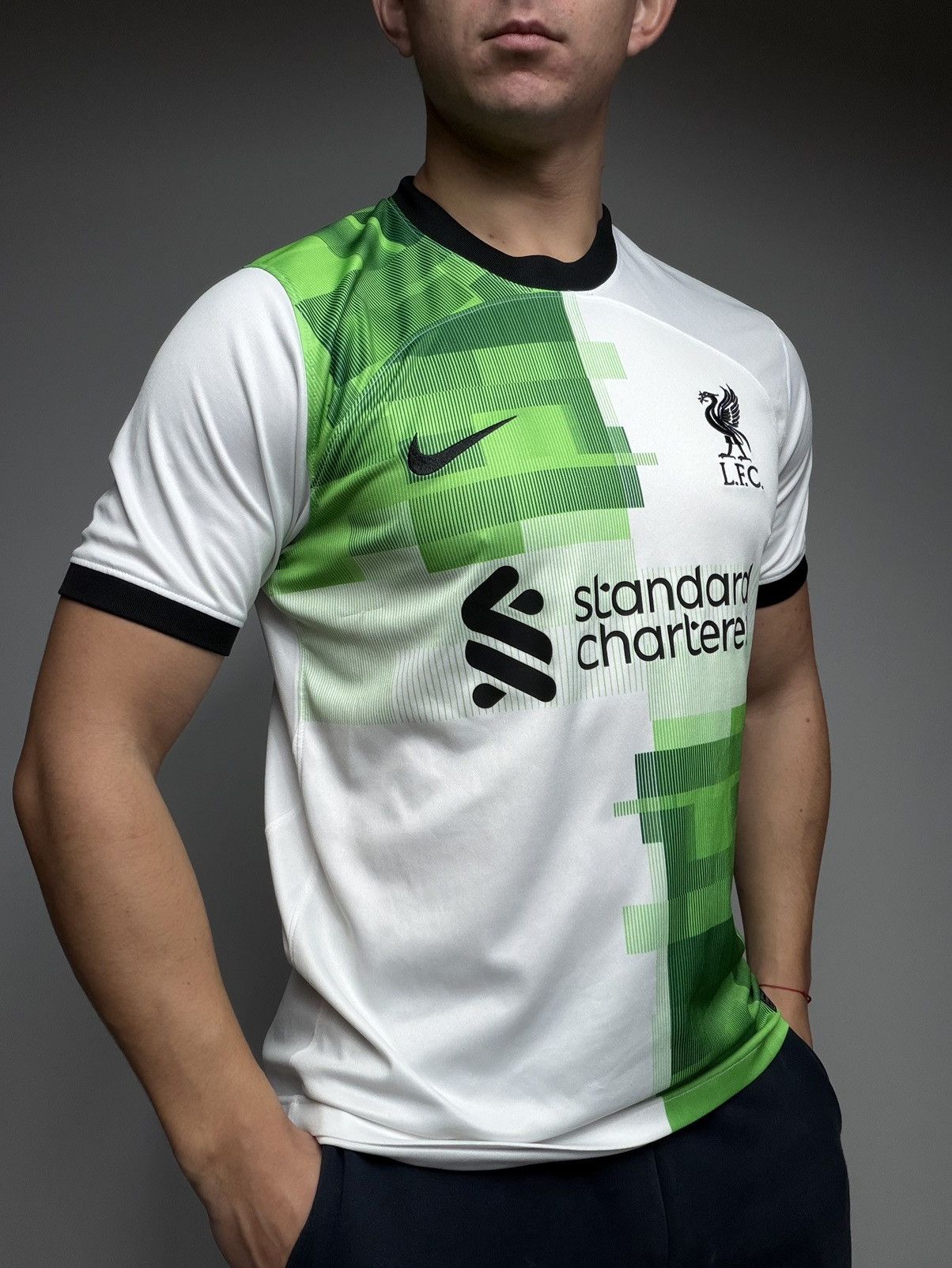 Nike Nike FC Liverpool 2023/24 Away Football Soccer Jersey Mens Size US M / EU 48-50 / 2 - 2 Thumbnail