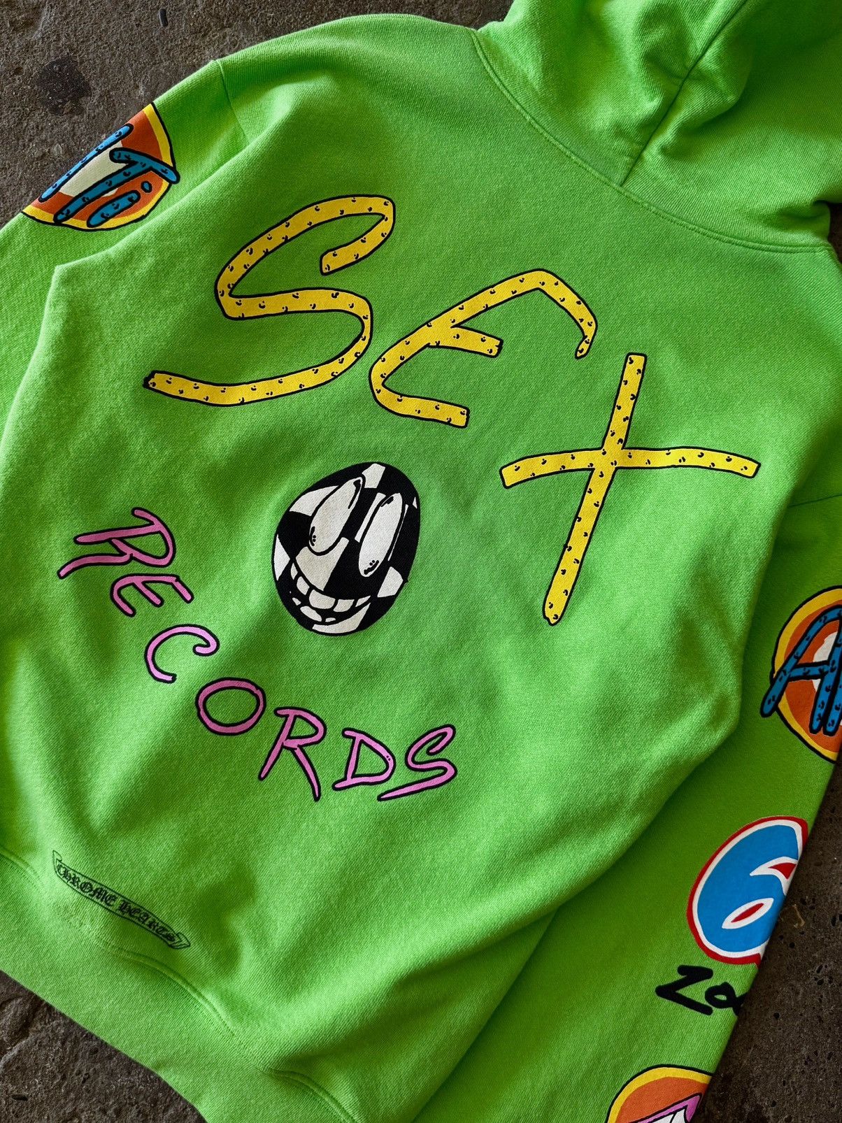 Chrome Hearts Chrome Hearts - Matty Boy - Sex Records - Citrus Hoodie Size US M / EU 48-50 / 2 - 15 Thumbnail