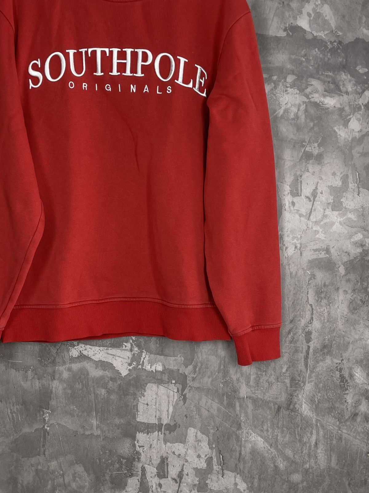 Southpole × Vintage Vintage Southpole Big Logo Red Sweatshirt Y2K USA Size US L / EU 52-54 / 3 - 6 Thumbnail