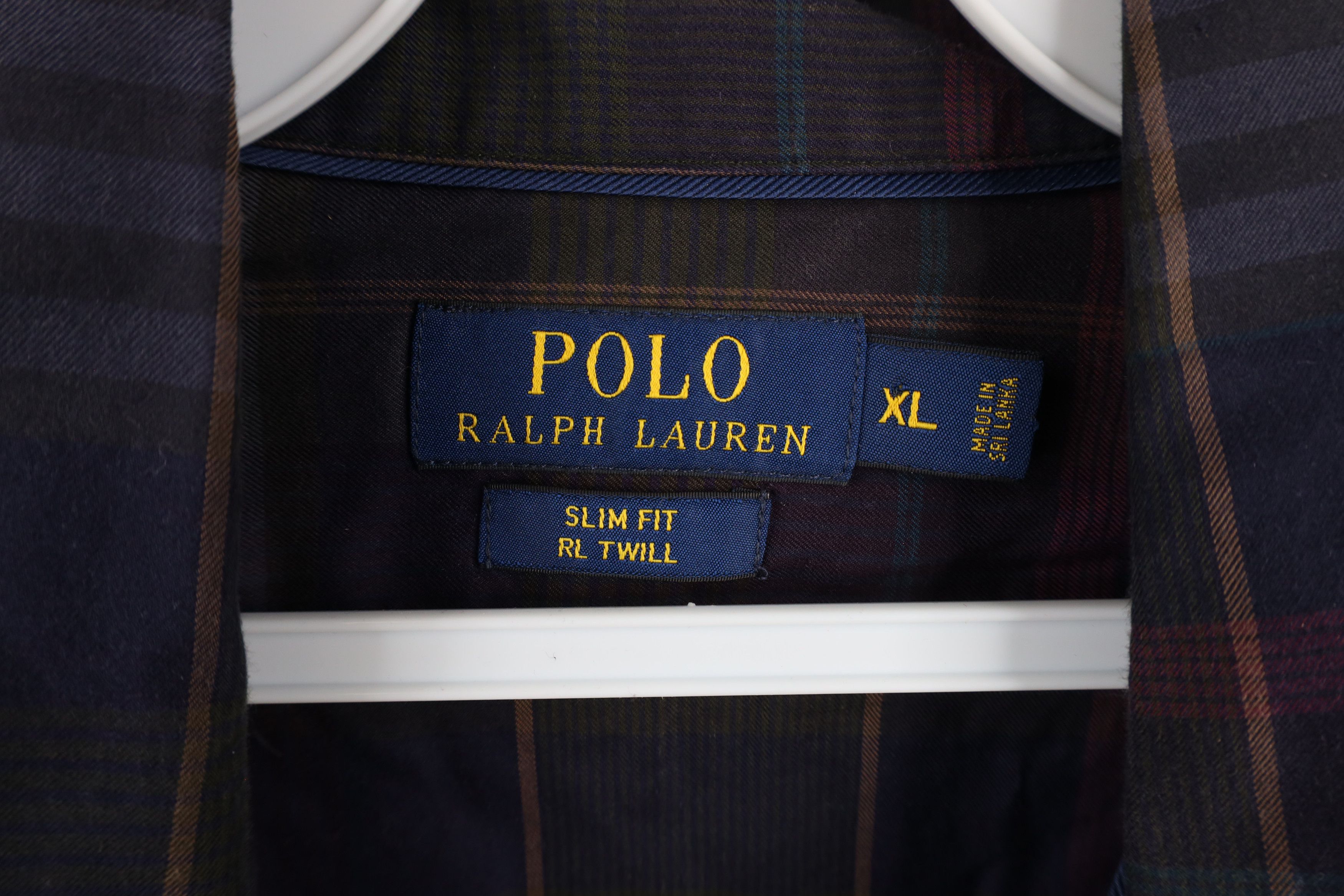 Ralph Lauren × Vintage Ralph Lauren RL Twill Collared Button Shirt Rainbow Plaid Size US XL / EU 56 / 4 - 5 Thumbnail
