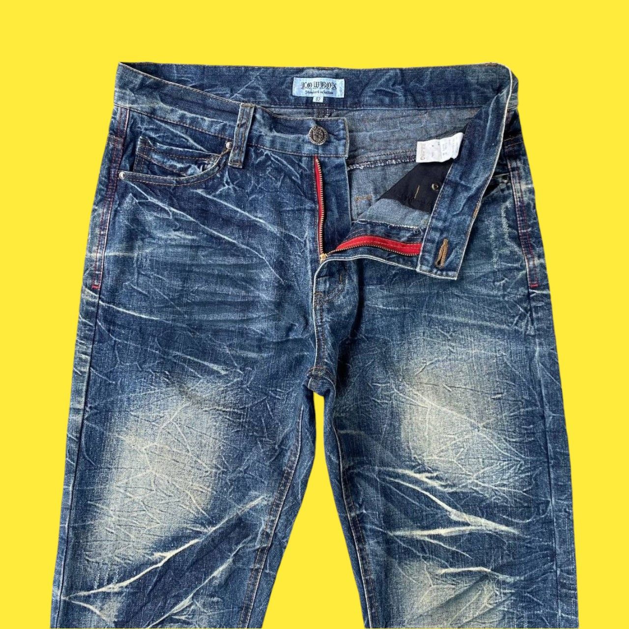 20471120 × 5351 POUR LES HOMMES × LOWBOX LOWBOX TIGER CLAW CRACK MARK RUSTY FADED W31X30 Size US 31 - 6 Thumbnail