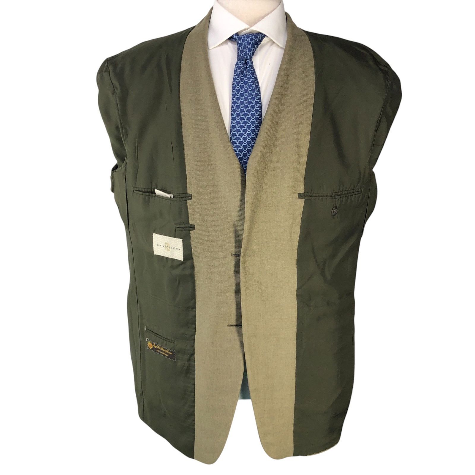 Loro Piana × Nordstrom Nordstrom Sz 46R Sport Coat Loro Piana Cashmere *TINY FLAW Size 46R - 14 Thumbnail