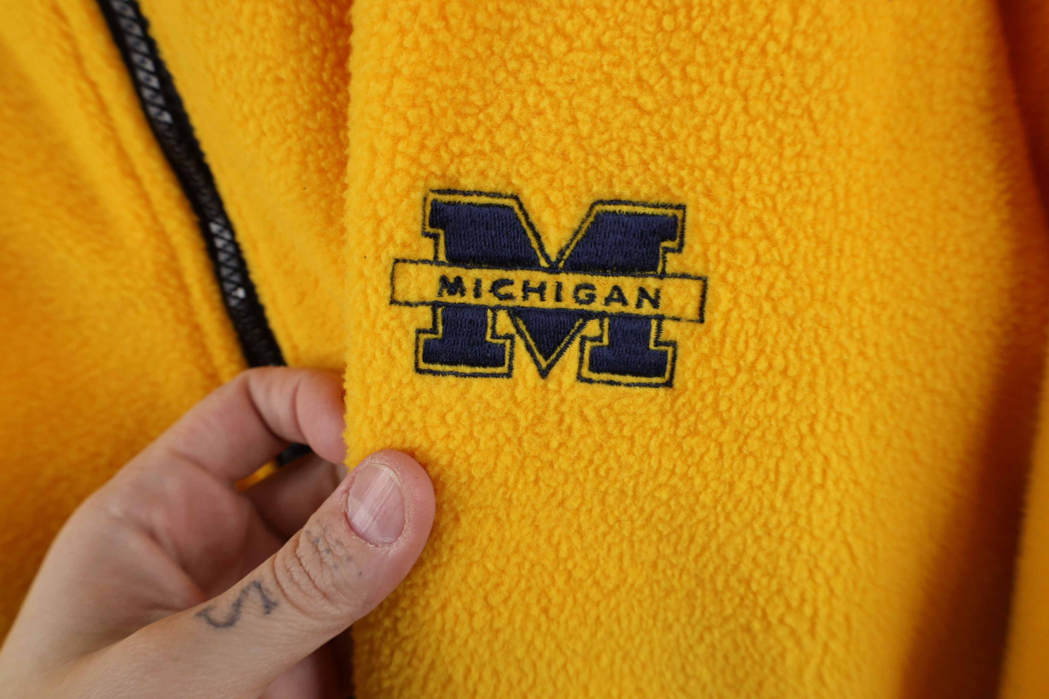 Vintage Vintage 90s Reversible Michigan Full Zip Jacket Size US XL / EU 56 / 4 - 4 Thumbnail