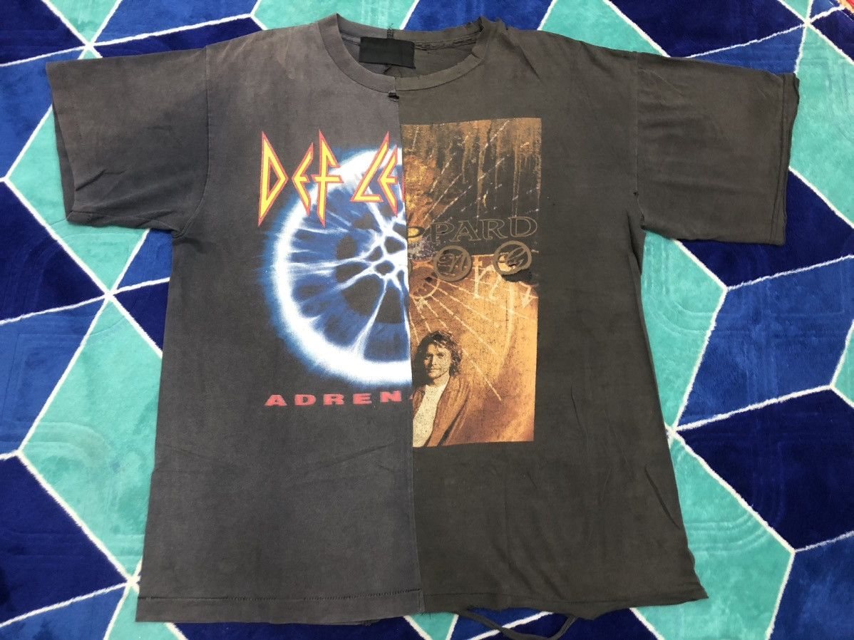 Vintage Vintage custom band shirt DEF LEPPARD Size US XL / EU 56 / 4 - 1 Thumbnail
