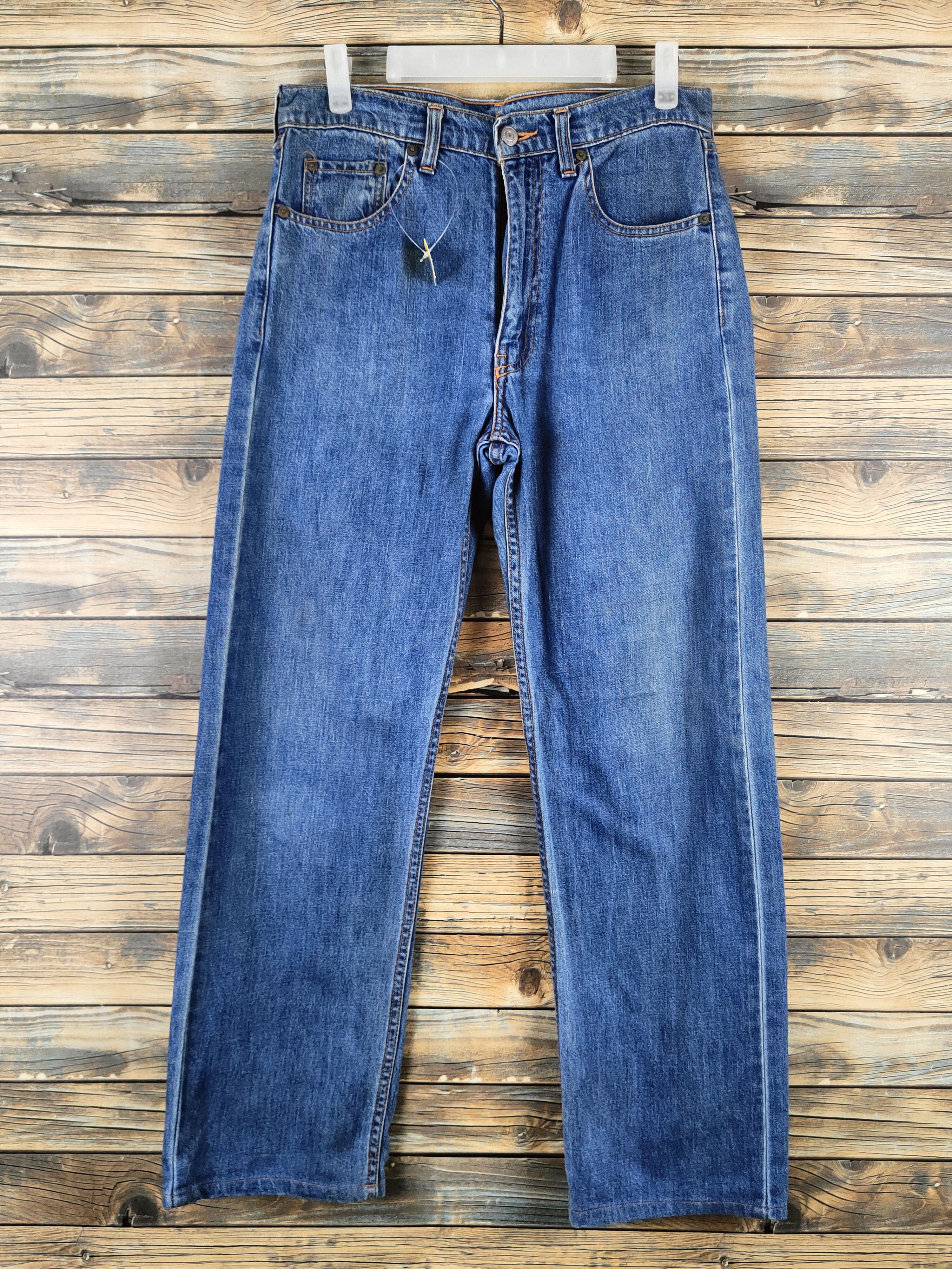 Levi's 509 Levi's Blue Distressed Ripped denim Jeans #S2835 Size US 30 / EU 46 - 1 Thumbnail