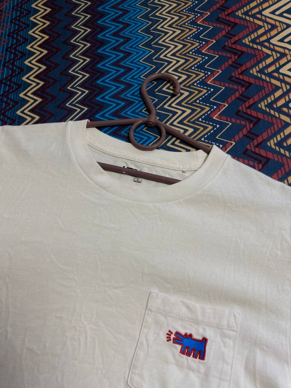 Uniqlo Streetwear T-Shirt Uniqlo x Keith Haring logo Y2K Vintage Size US L / EU 52-54 / 3 - 10 Thumbnail