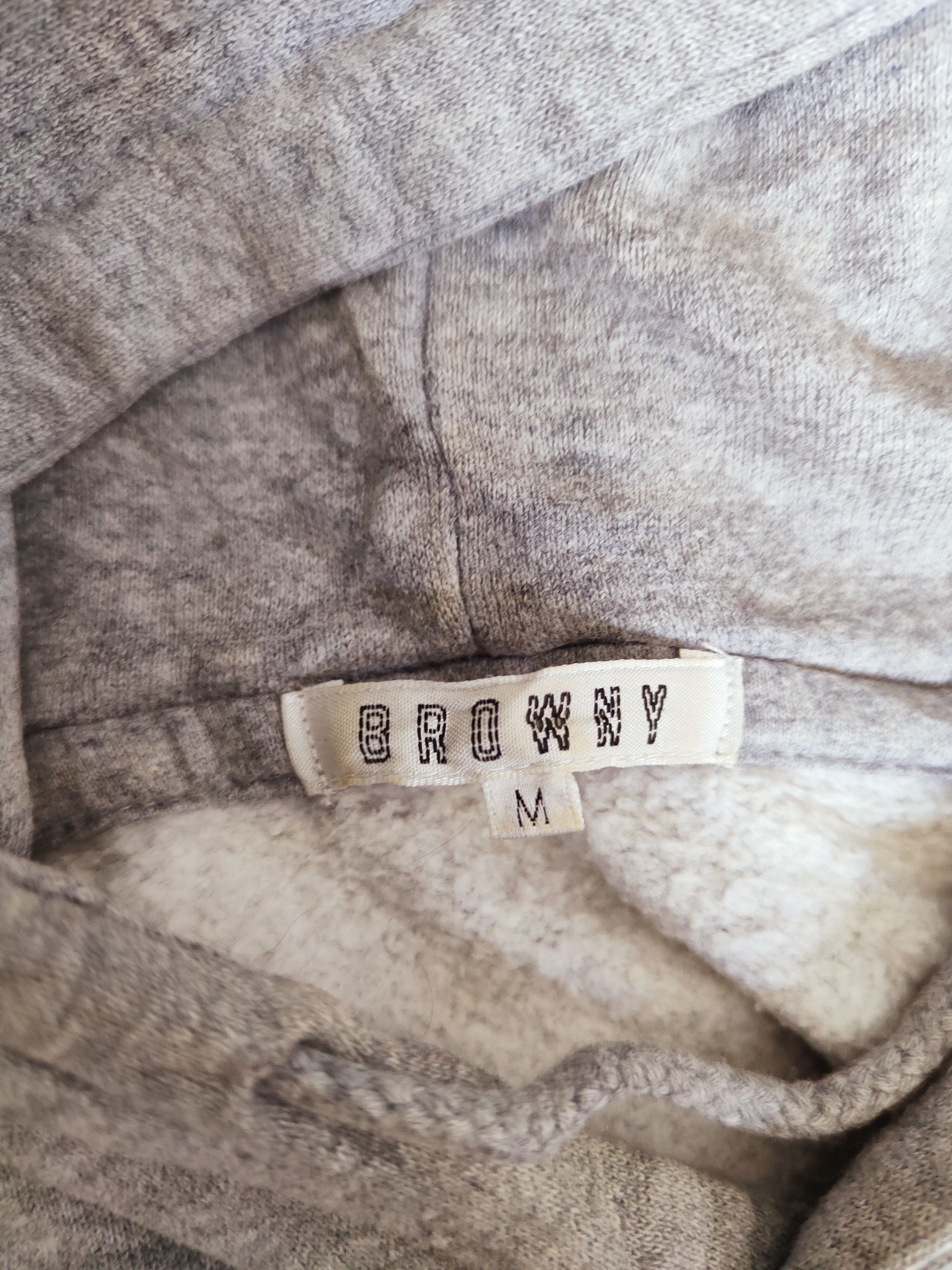 Japanese Brand × Vintage Vintage 💥 Browny Gray Hoodie Sweatshirts Size US M / EU 48-50 / 2 - 11 Thumbnail