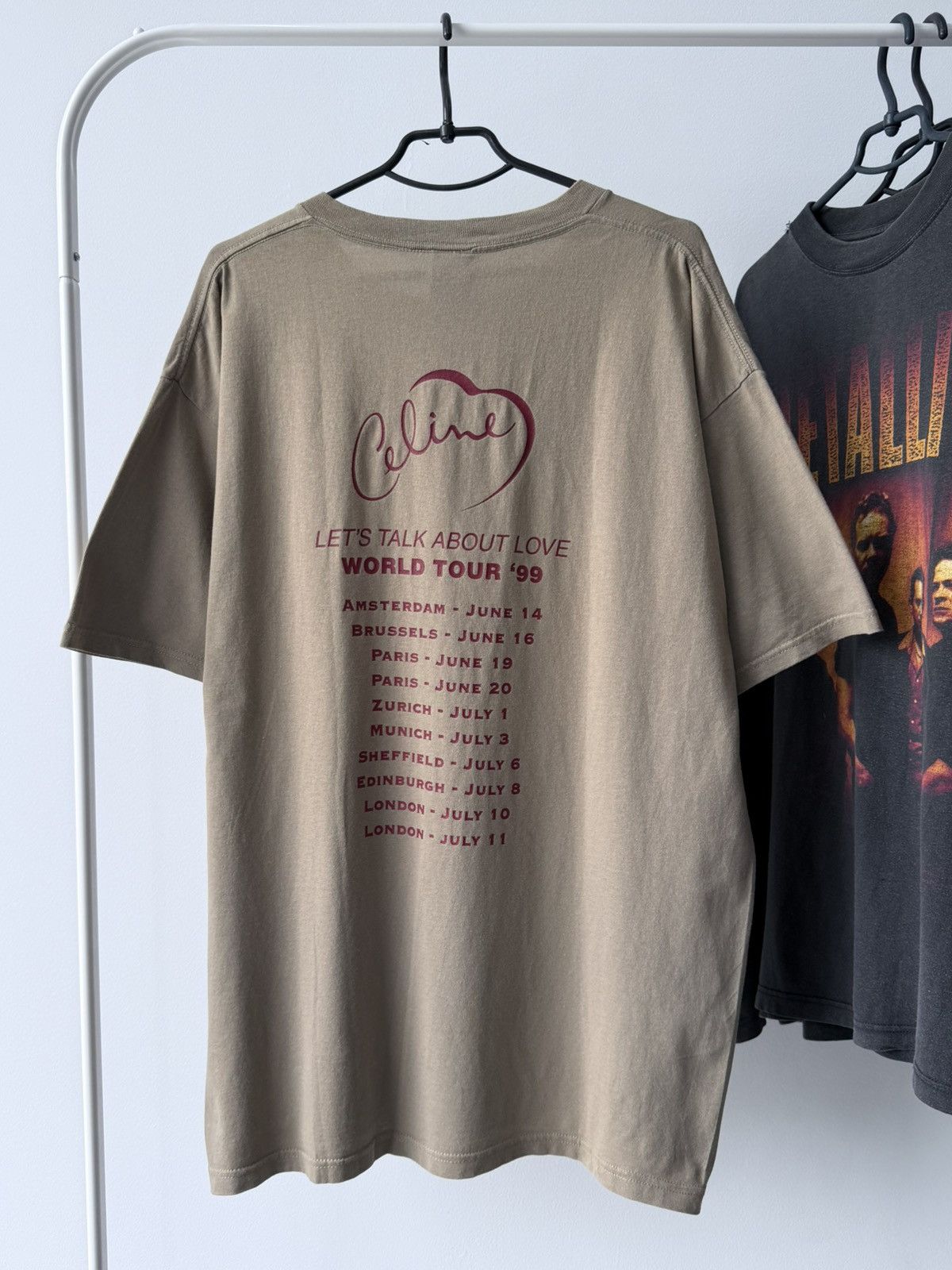 Band Tees Vintage 1999 Celine Dion Tour T-Shirt Tee Size US XL / EU 56 / 4 - 3 Thumbnail