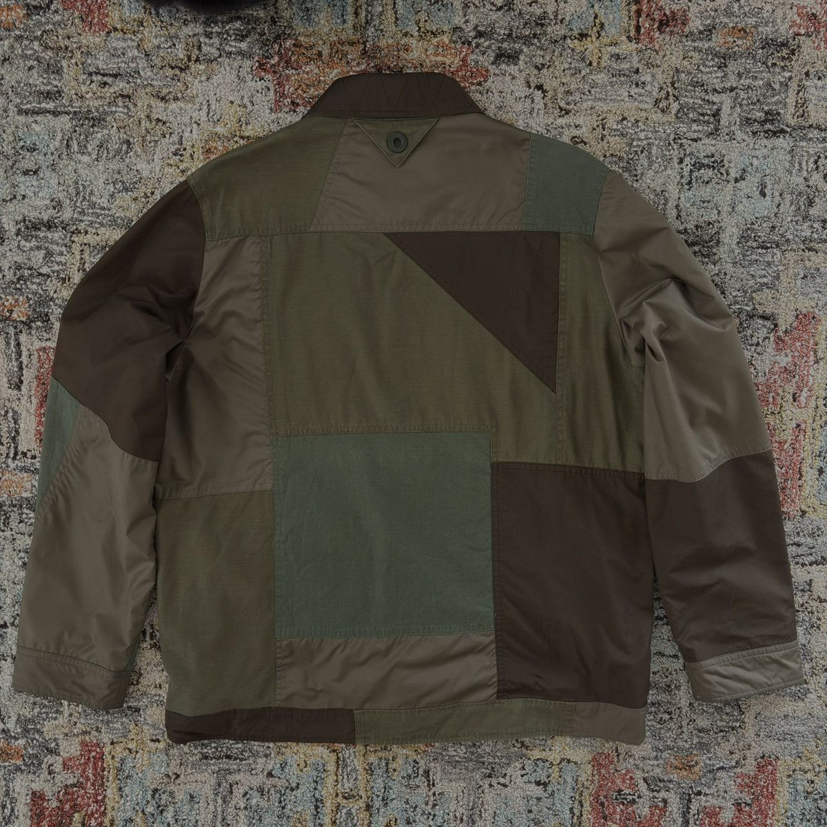 White Mountaineering Franken Jacket work chore coverall patchwork Junya Watanabe Size US M / EU 48-50 / 2 - 4 Thumbnail
