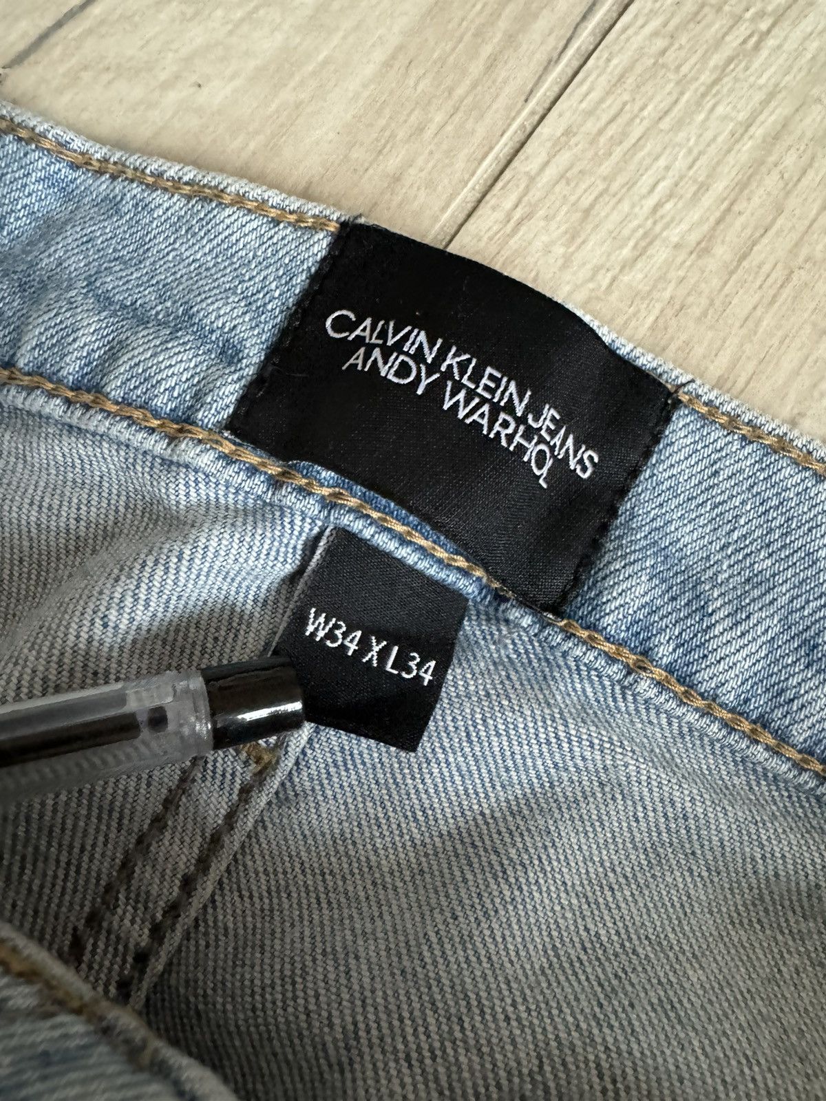 Calvin Klein 205W39NYC Calvin Klein X Andy Warhol Horseprint Denim Pants Size US 34 / EU 50 - 10 Thumbnail