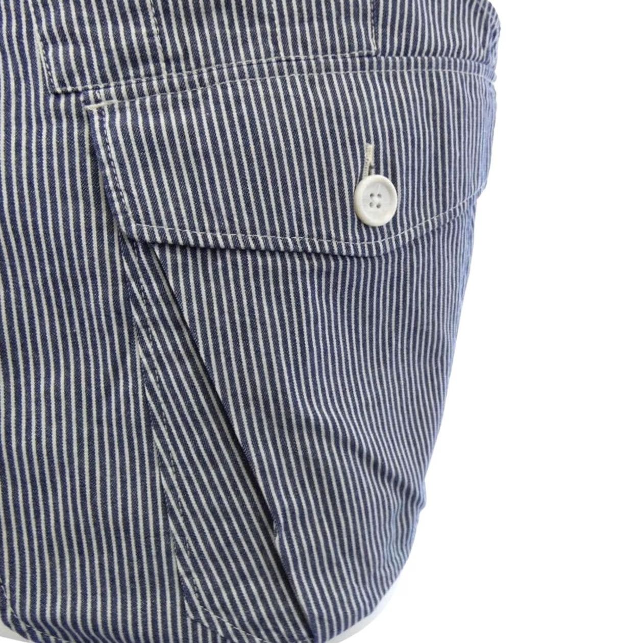 Engineered Garments Engineered Garments Vest Casual Used Gray Stripe M Cross Back Open Size M Men's Vest Size US M / EU 48-50 / 2 - 6 Thumbnail