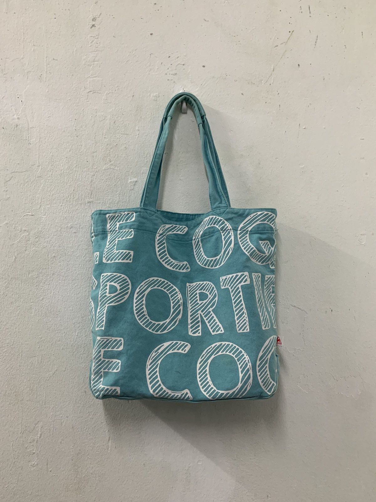 Le Coq Sportif Big Print Front Tote Bag
