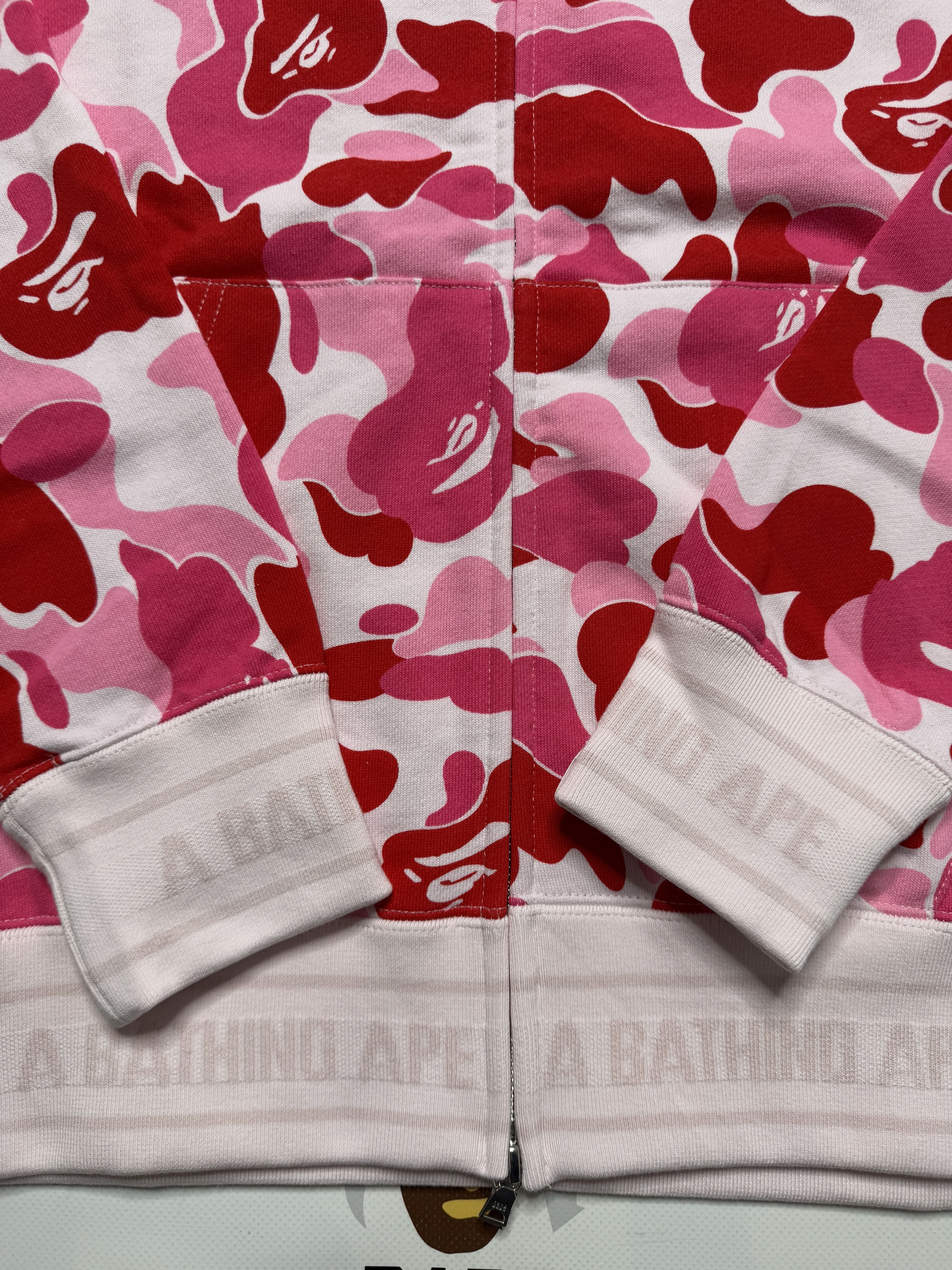Bape BAPE ABC CAMO LOGO RIB FULL ZIP HOODIE Size US XL / EU 56 / 4 - 12 Thumbnail