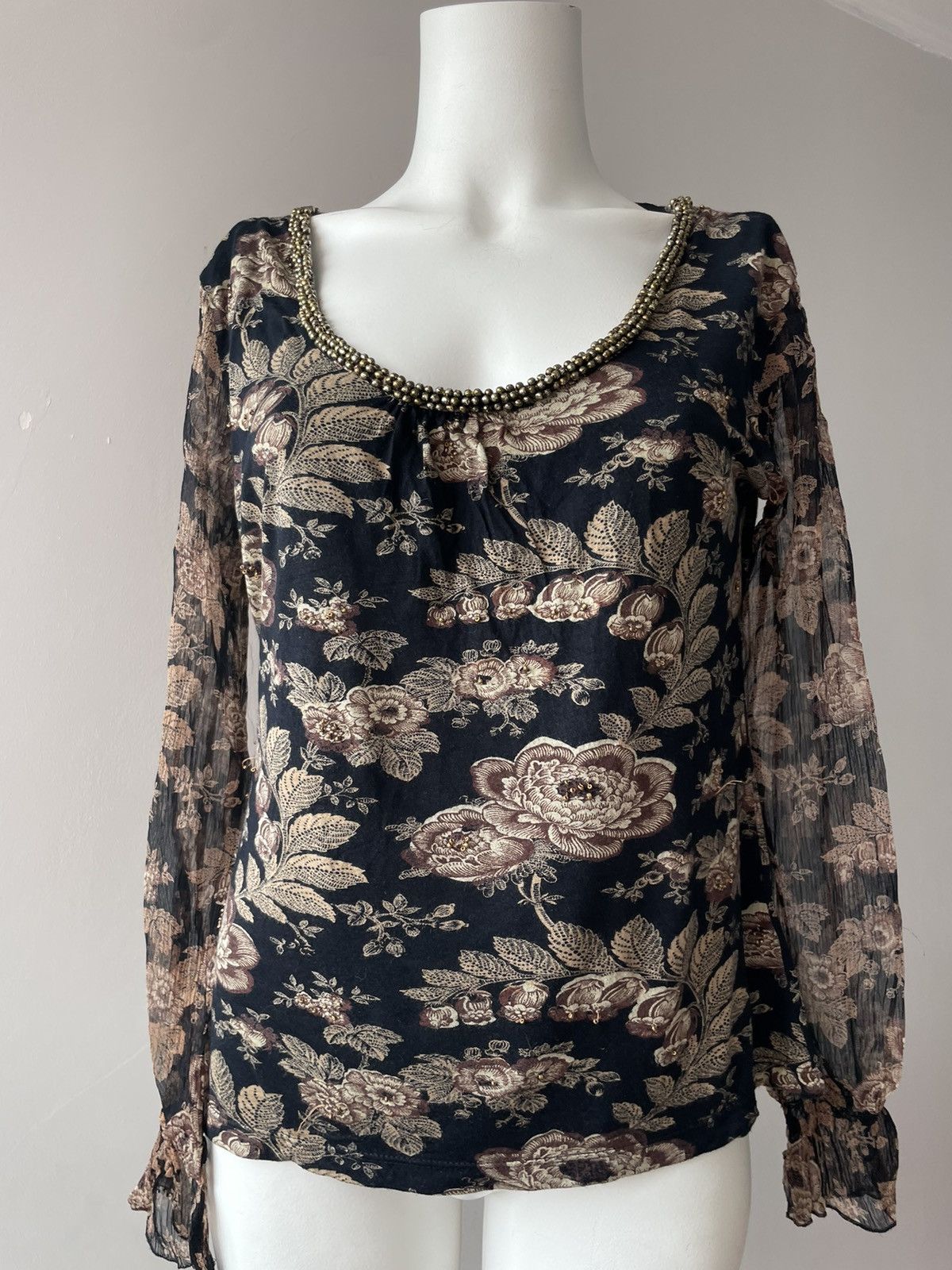 Vintage Derhy blouse Size M / US 6-8 / IT 42-44 - 5 Thumbnail