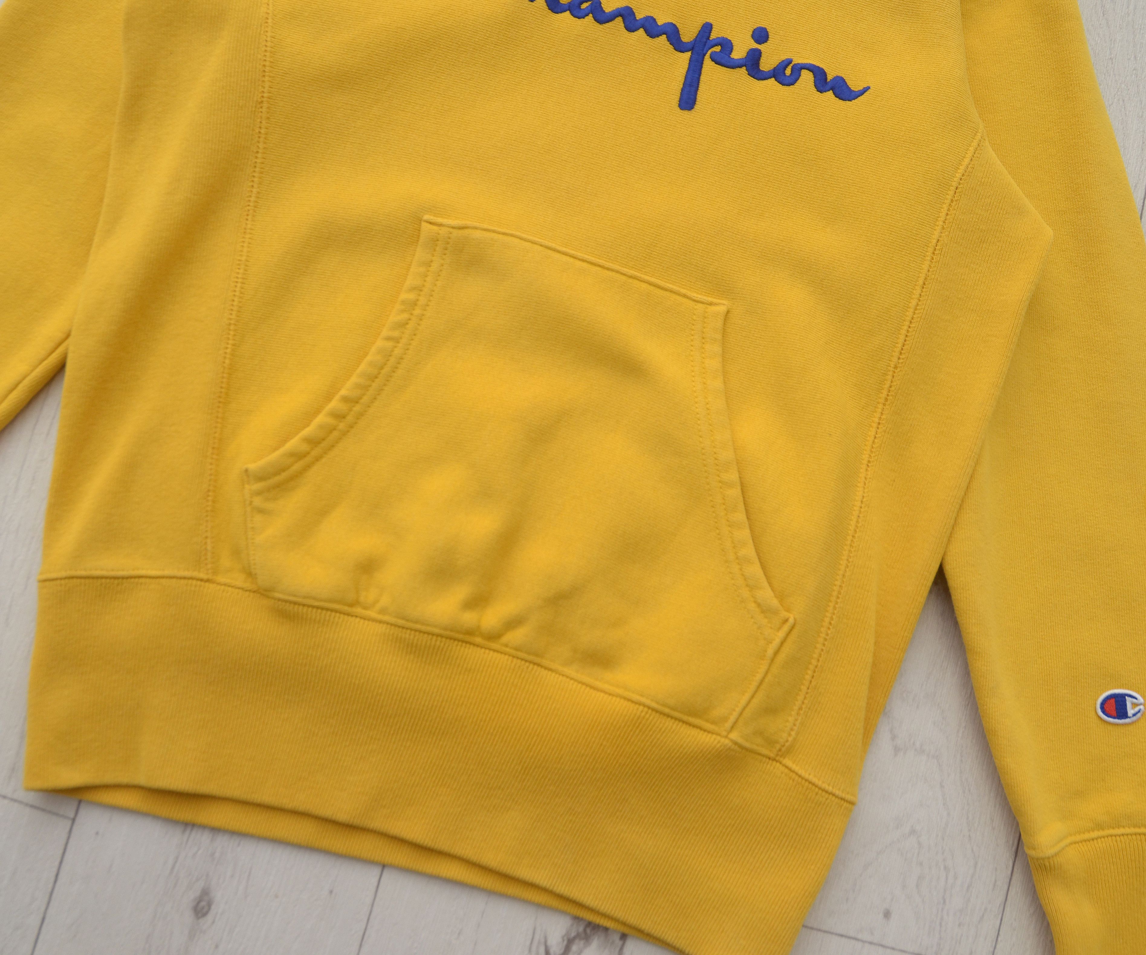 Champion Champion Premium Reverse Weave Big Logo Hoodie yellow UNISEX Size US S / EU 44-46 / 1 - 8 Thumbnail
