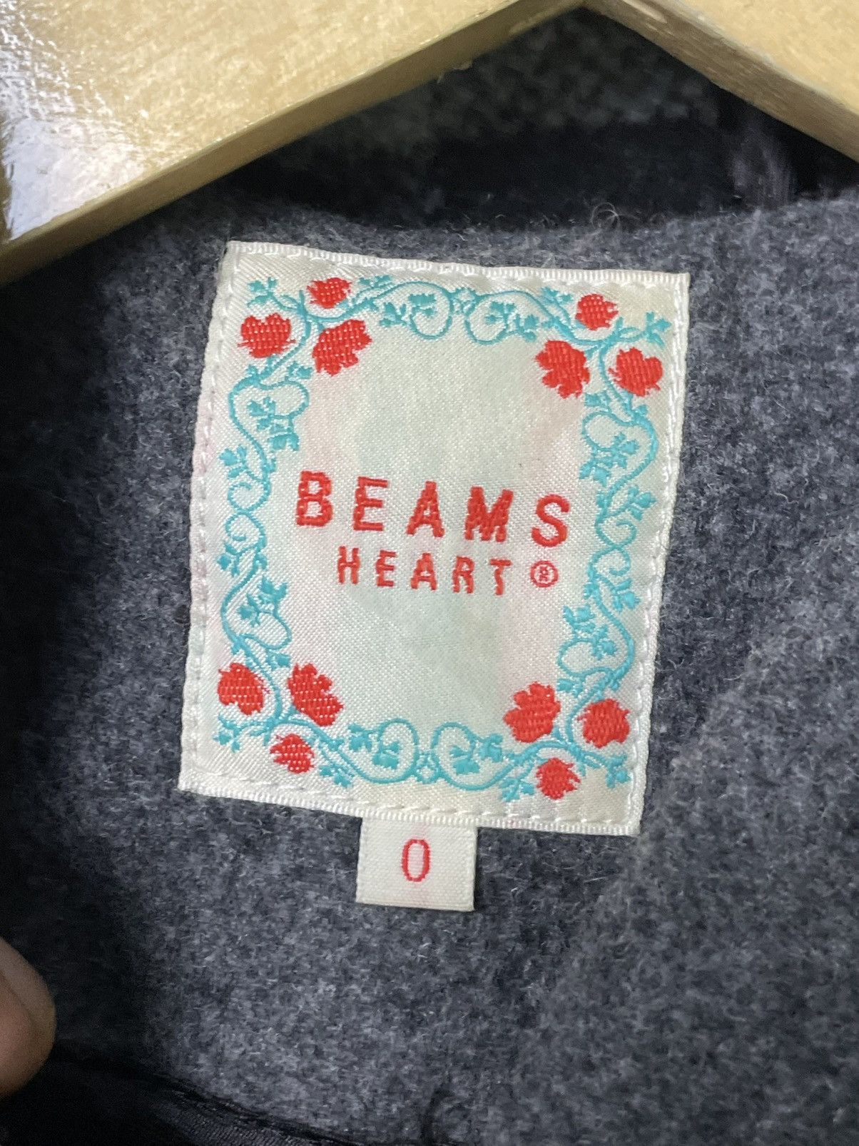 Japanese Brand × Vintage Vintage Beams Heart Hooded Duffle Coat (47) Size US XS / EU 42 / 0 - 7 Thumbnail