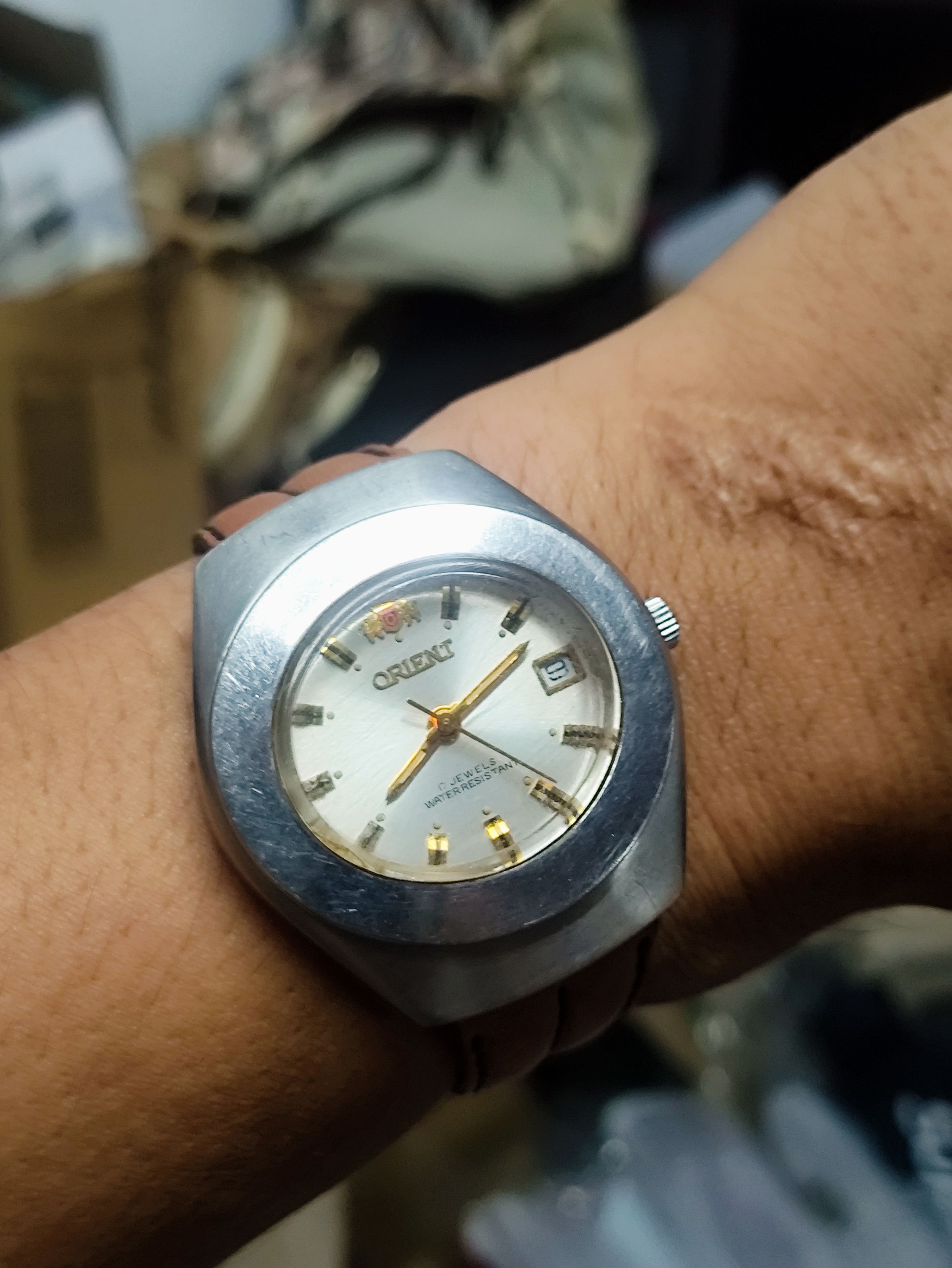 Japanese Brand × Vintage Vintage 💥 ORIENT AUTOMATIC ENGINE WATCH (JAPAN) Size ONE SIZE - 3 Thumbnail