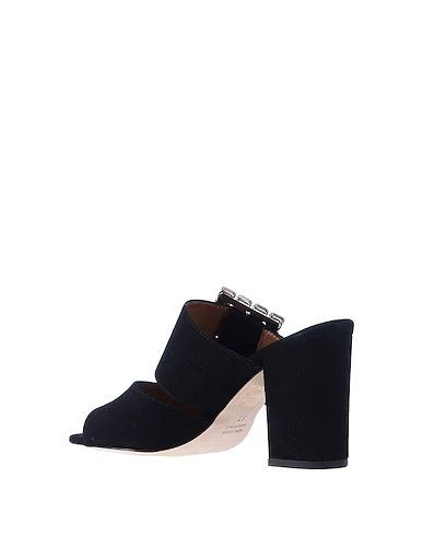 Paris Texas o1mle0524 Buckle Mules in Black/Silver Size US 7 / IT 37 - 4 Thumbnail