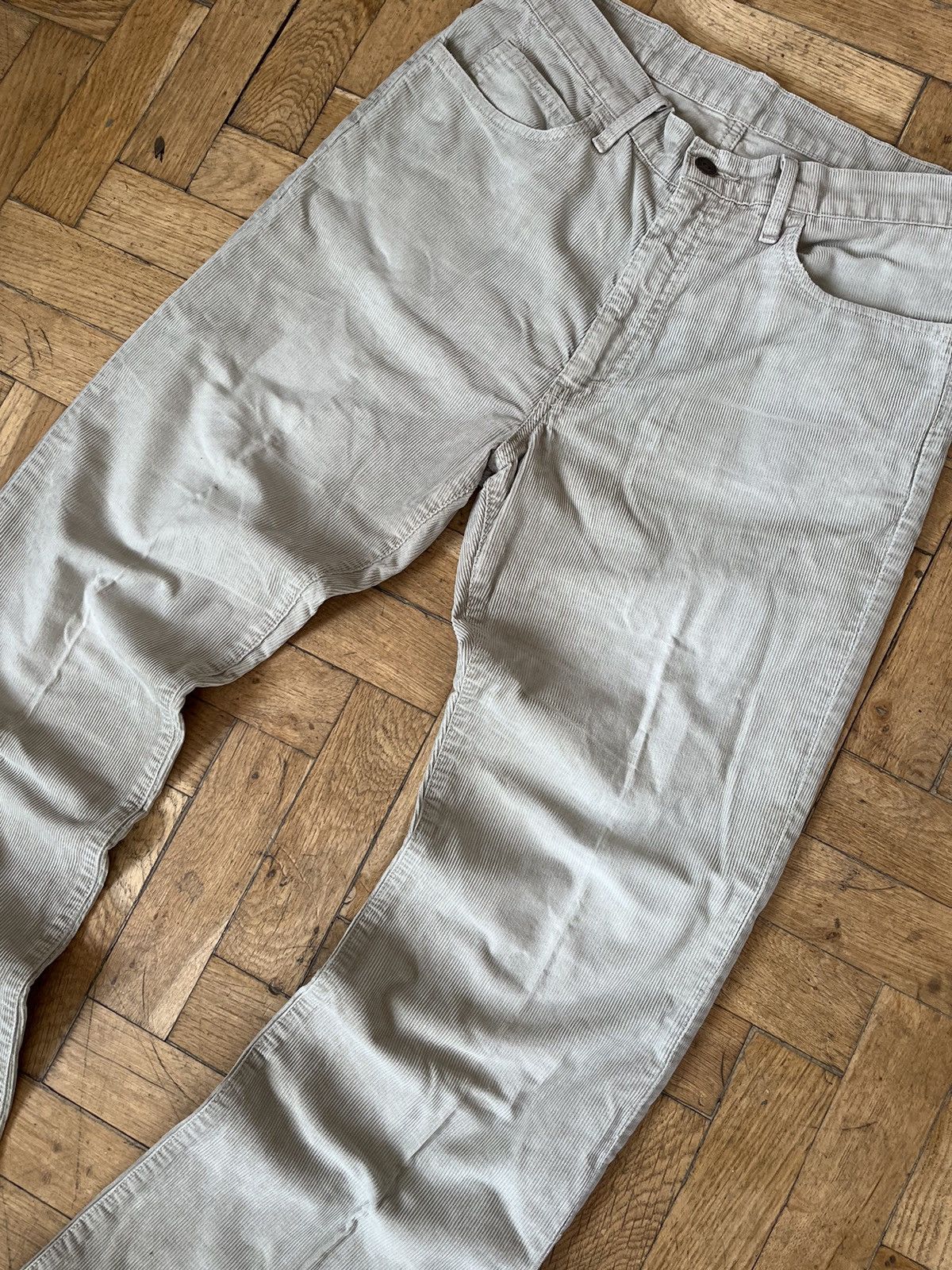 Levi's Vintage Levi’s Cream Jeans Corduroy Denim Baggy Fit 33x34 Size US 34 / EU 50 - 7 Thumbnail