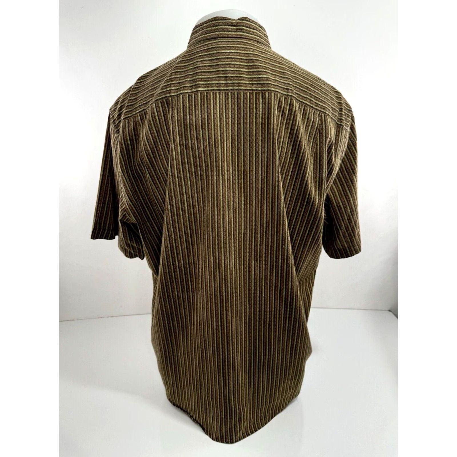Missoni MISSONI SPORT Striped Embroidered Logo XL Button Shirt Men Short Sleeve Multicolor Button-Up Size US XL / EU 56 / 4 - 4 Thumbnail