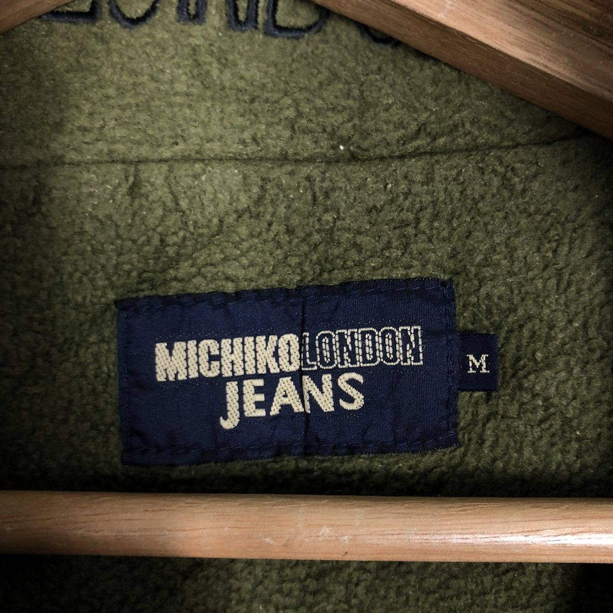 Japanese Brand 🔥90’s Fleece Jacket Sherpa Michiko London Jeans Military Size US M / EU 48-50 / 2 - 10 Thumbnail