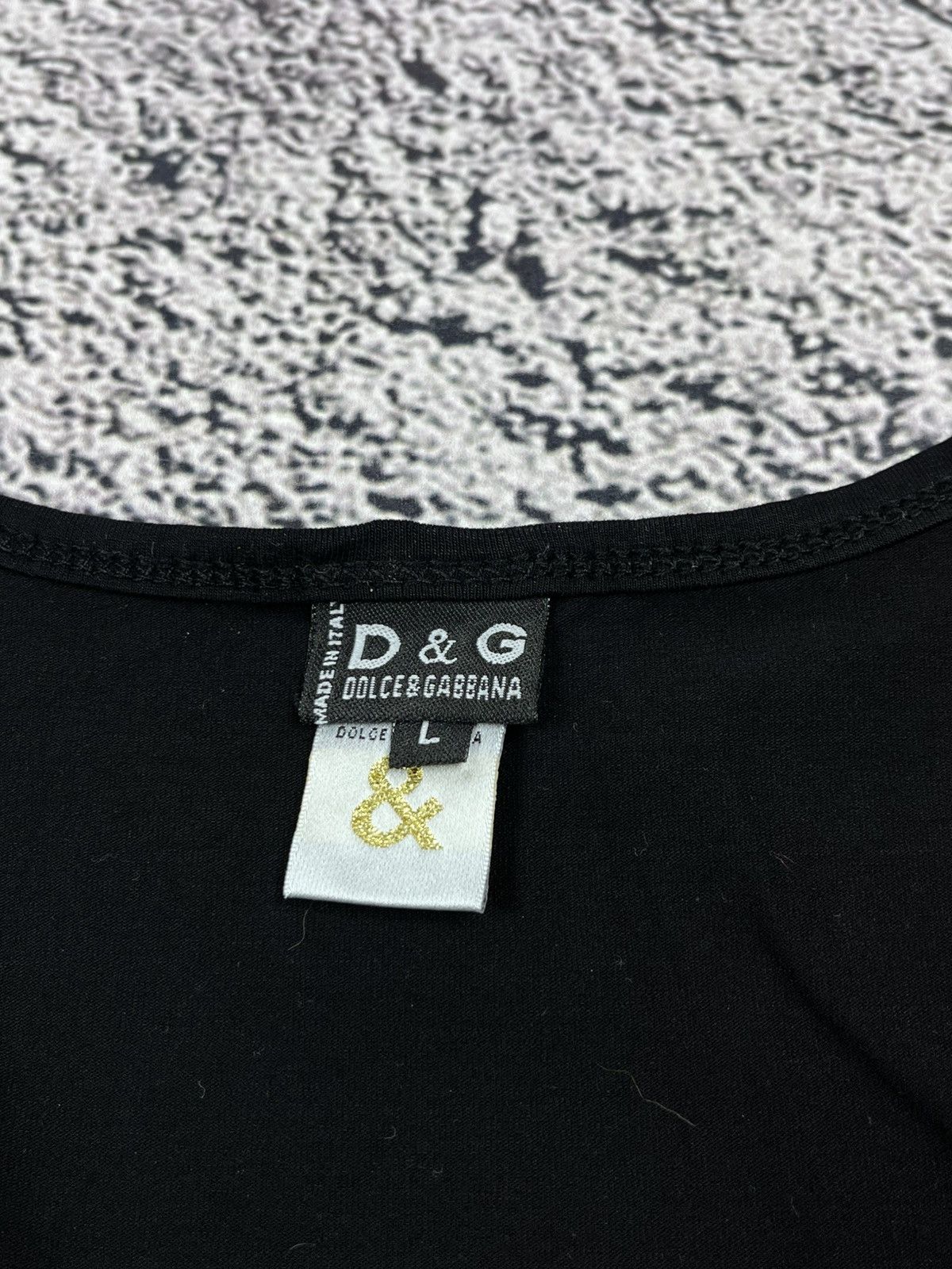 Dolce & Gabbana Vintage D&G Dolce & Gabbana Gold Logo Long Tank Top L Size L / US 10 / IT 46 - 5 Thumbnail