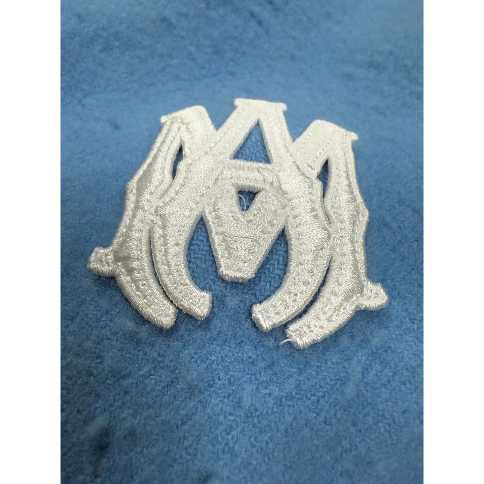 Amiri Amiri Varsity Jacket Baby Blue White Used Large (Fits Small) Size S / US 4 / IT 40 - 2 Thumbnail