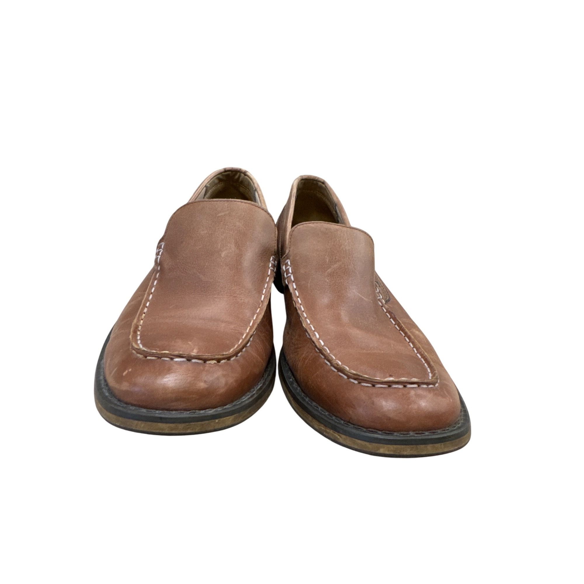 Tommy Hilfiger Tommy Hilfiger Stedman Mens Brown Leather Loafers Shoes SKU Size US 10.5 / EU 43-44 - 5 Thumbnail