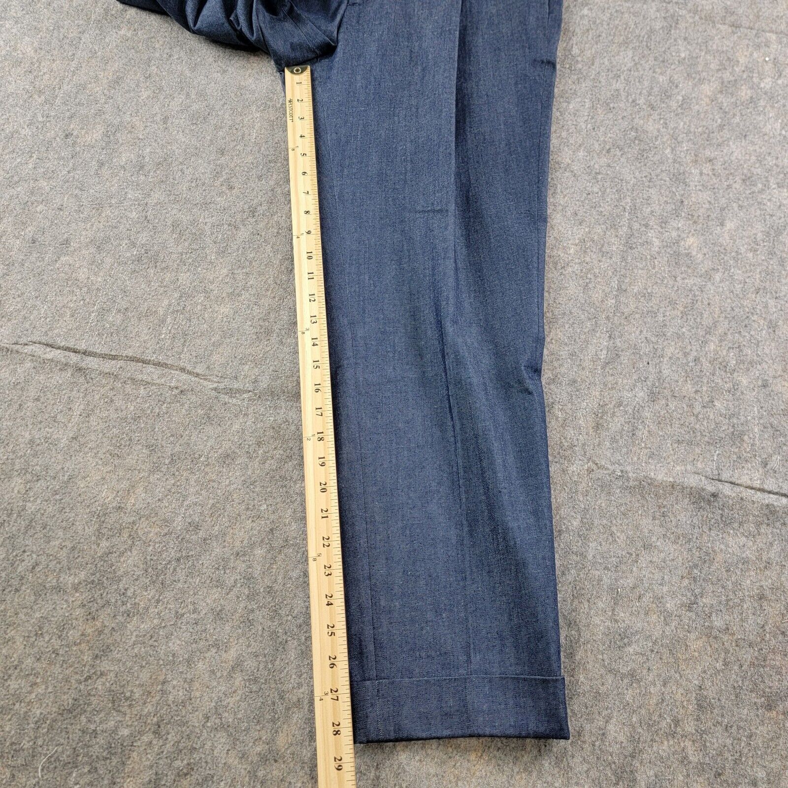 Todd Snyder Todd Snyder Cotton Silk Denim Madison Suit Pants Size US 33 - 6 Thumbnail