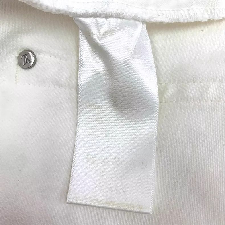 Louis Vuitton Louis Vuitton White Fringed Casual Skirt -2505 Size 28" / US 6 / IT 42 - 7 Thumbnail