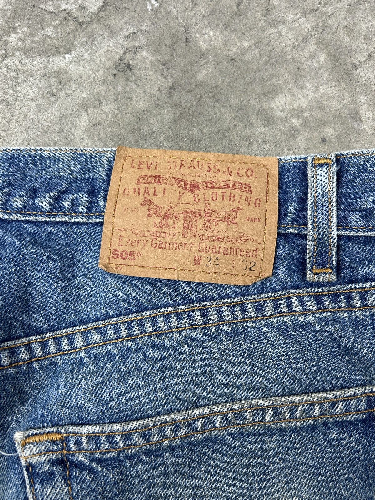 Levi's × Levi's Vintage Clothing × Vintage 1990s Levi’s 505 - Thrashed Kurt Cobain Size US 32 / EU 48 - 12 Thumbnail