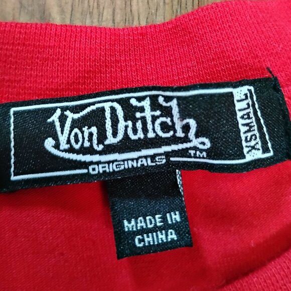 Von Dutch Vintage Y2K Von Dutch Logo T-Shirt Size XS / US 0-2 / IT 36-38 - 3 Thumbnail