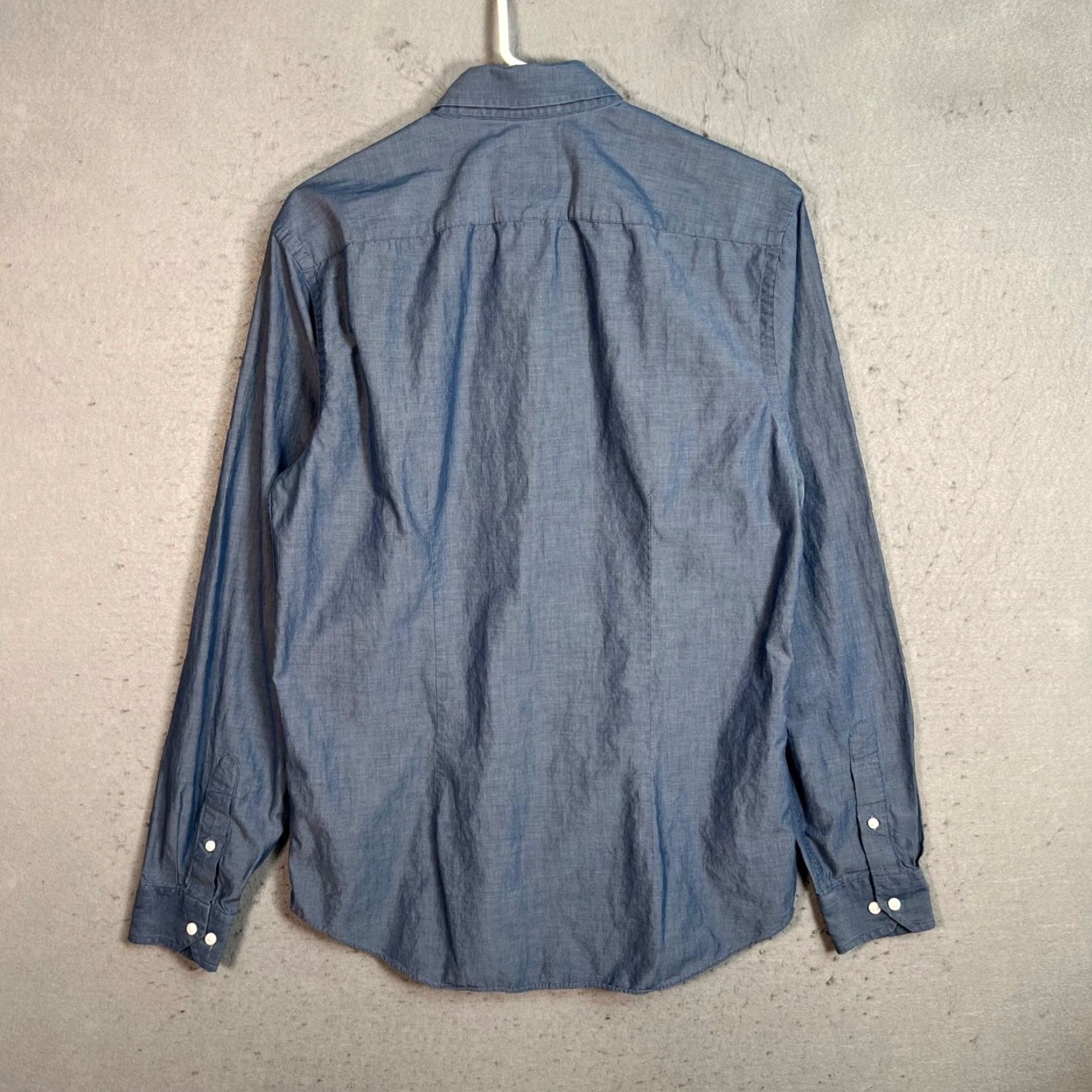 Ben Sherman Ben Sherman Mens Button-Up Shirt Tailored Skinny Fit Blue 34-35 15 1/2 39-40 Size US S / EU 44-46 / 1 - 2 Thumbnail