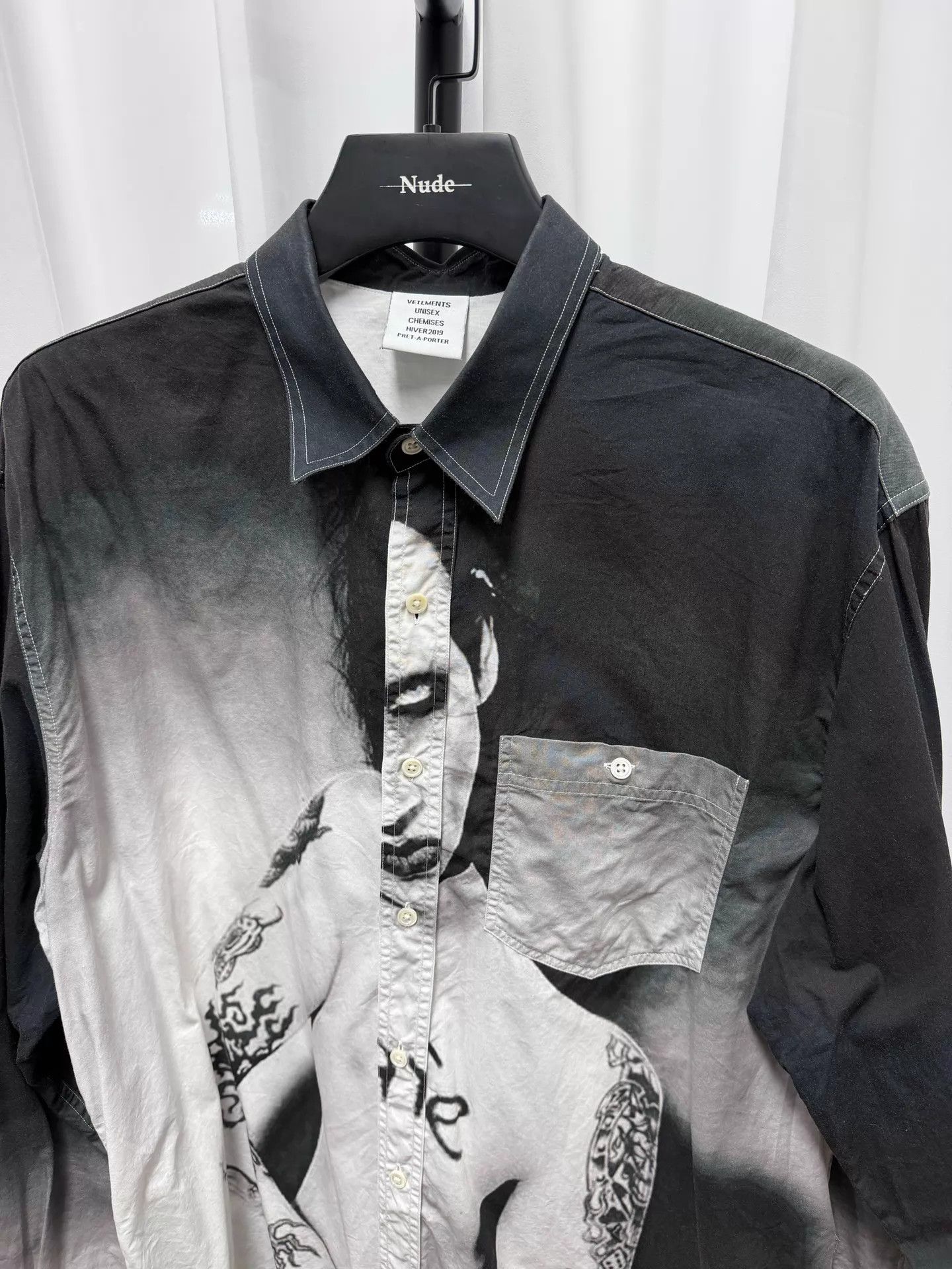Vetements Vetements Manson Portrait Print Shirt Size US S / EU 44-46 / 1 - 2 Thumbnail