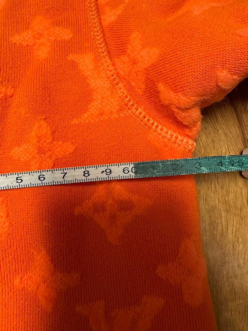 Louis Vuitton LV Orange Monogram Fleece Sweatshirt-2505 Size US XXL / EU 58 / 5 - 5 Thumbnail