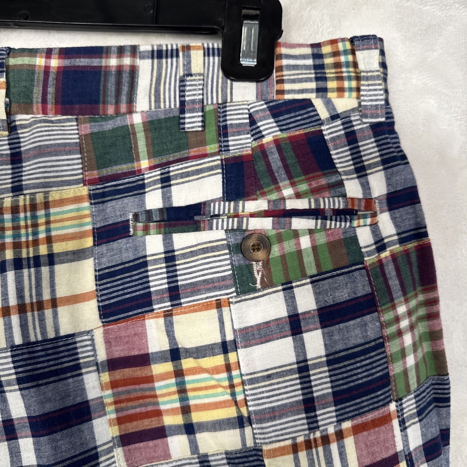 Pendleton Pendleton Shorts Men 34x9 Blue Madras Patchwork Golf Plaid Size US 34 / EU 50 - 10 Thumbnail