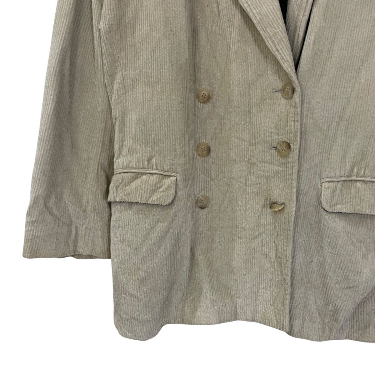 agnes b. Vintage Agnes B. Corduroy Jacket Size L / US 10 / IT 46 - 3 Thumbnail