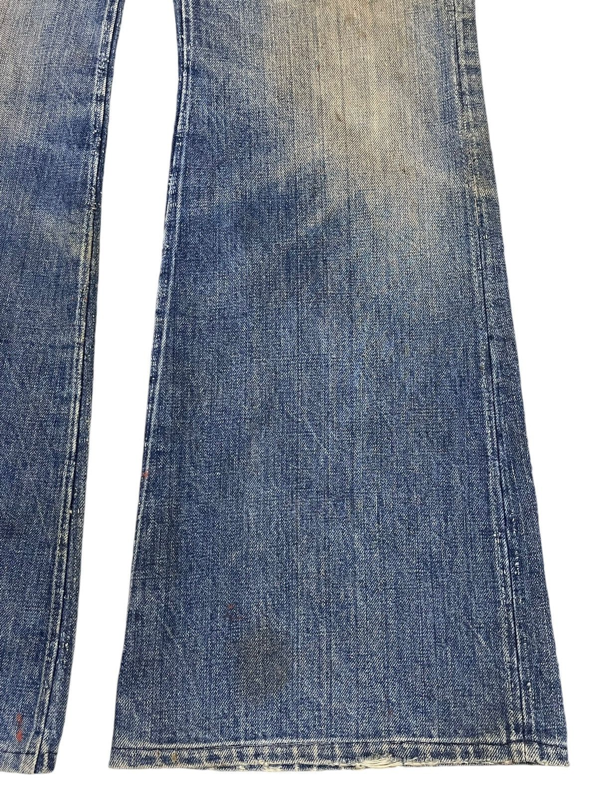 If Six Was Nine Vintage Japanese Brand Mud Wash Bell Bottom Flare Jeans Size US 29 - 8 Thumbnail