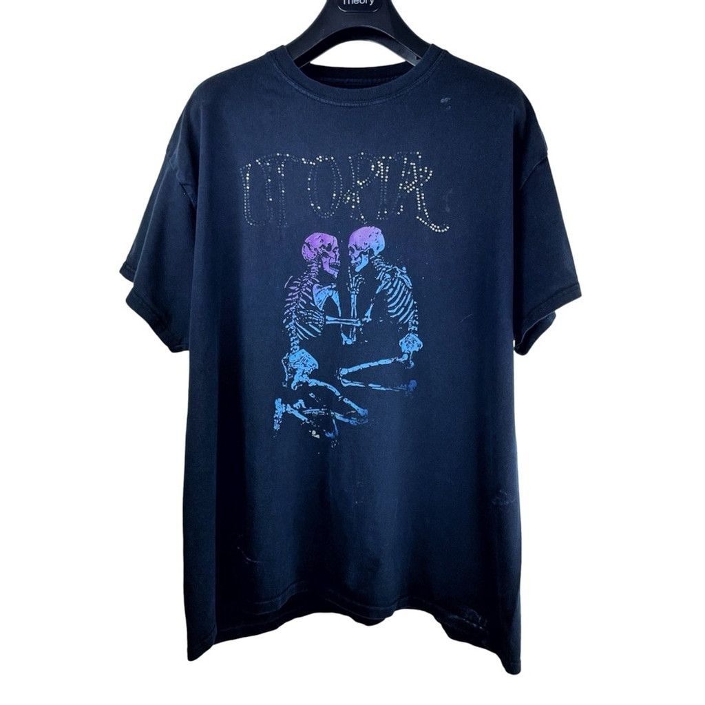 Altru ALTRU URBAN OUTFITTERS Mens Black T-shirt Utopia Skeletons L Size US L / EU 52-54 / 3 - 1 Thumbnail