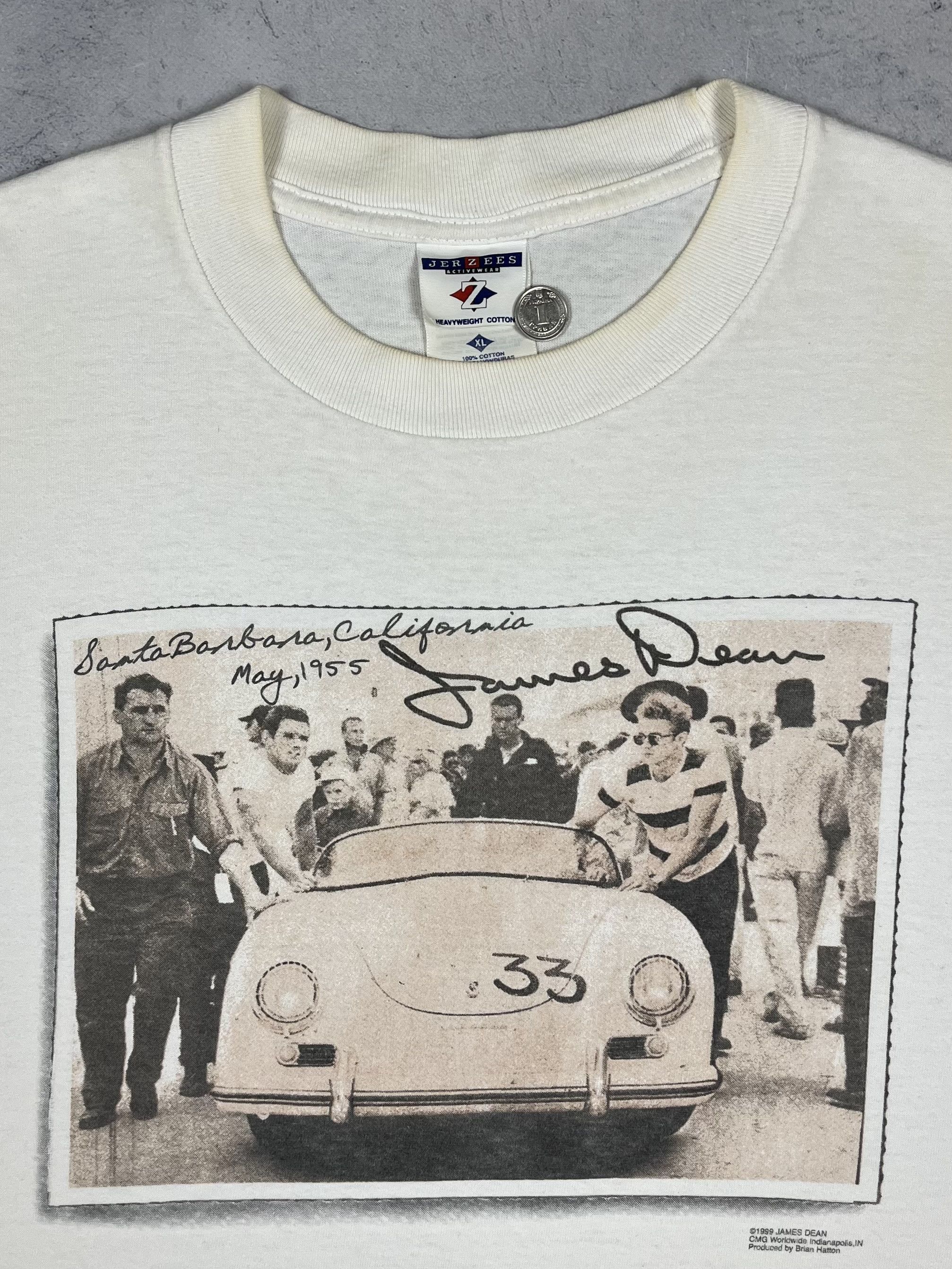Vintage Vintage James Dean Movie Actor T Shirt 1999 Size US XL / EU 56 / 4 - 5 Thumbnail