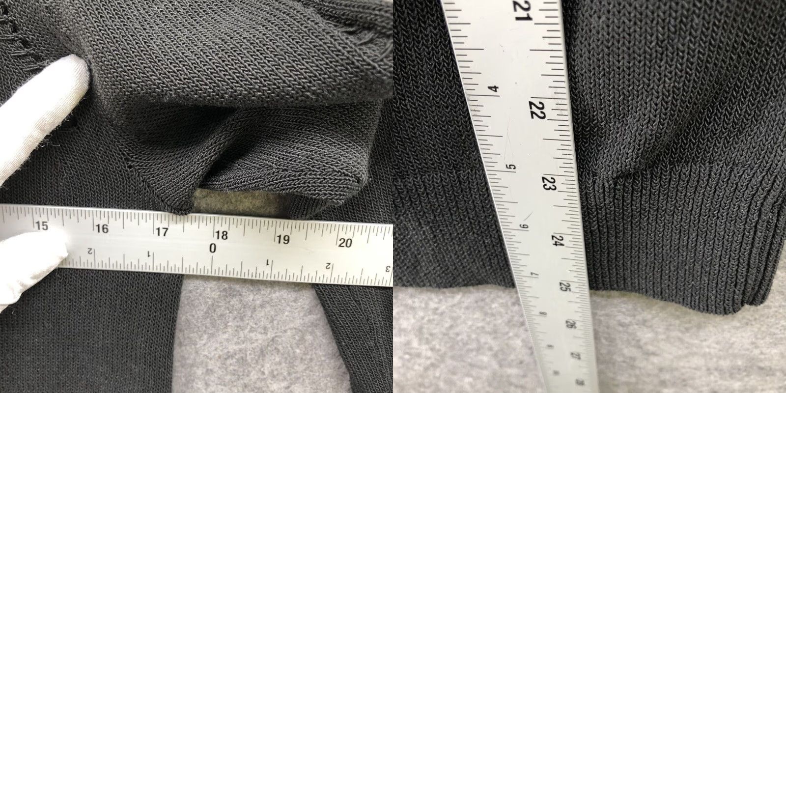 Banana Republic Banana Republic Crewneck Sweater Womens Small Black Cotton Knit 3/4 Sleeve Pullover Size S / US 4 / IT 40 - 8 Thumbnail