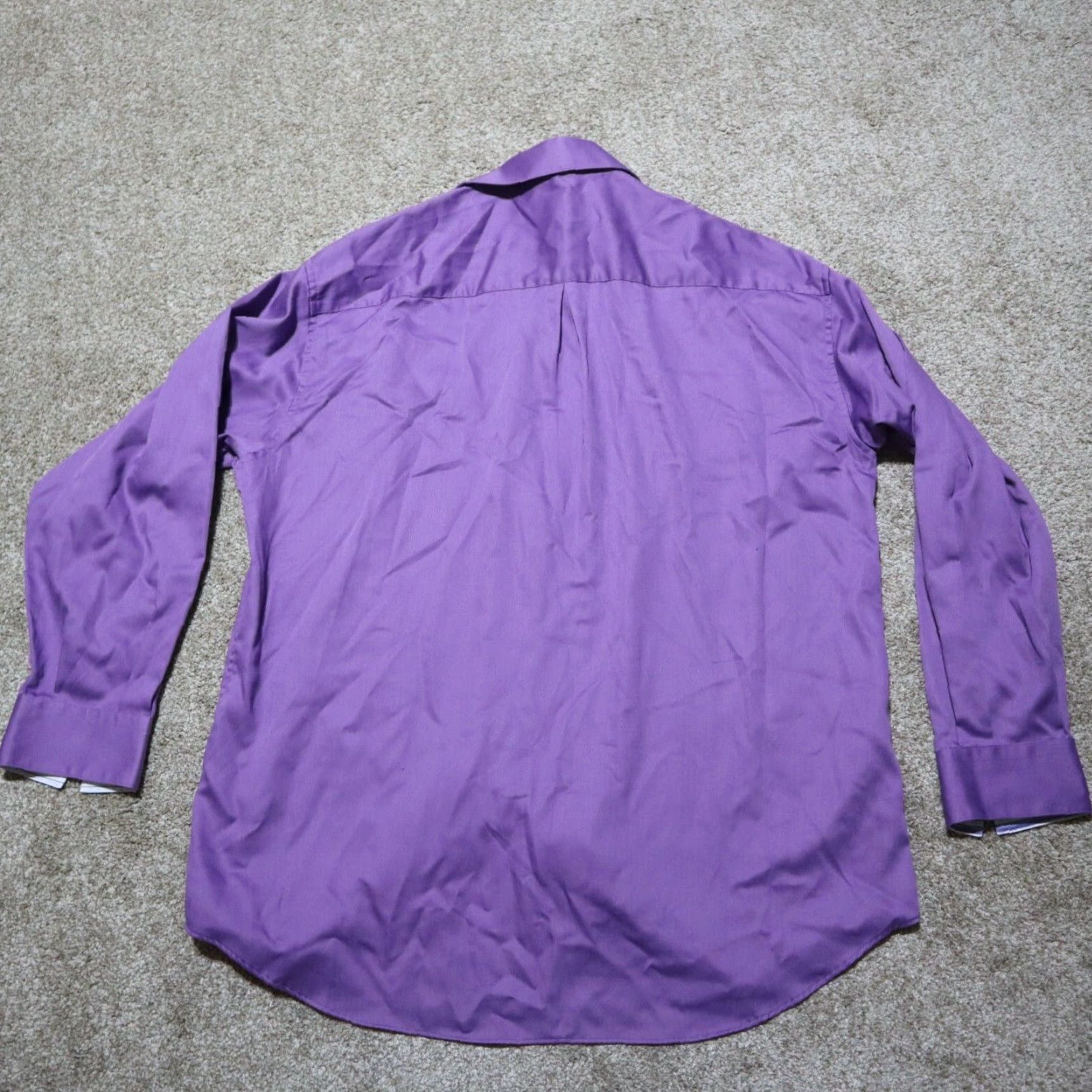 Vintage Crazy Horse Shirt Mens Regular 16 Purple Button-Down Dress Shirt 100% Cotton 32/33 Size 16 32/33 Purple Men’s Formal Shirt Size 40R - 7 Thumbnail