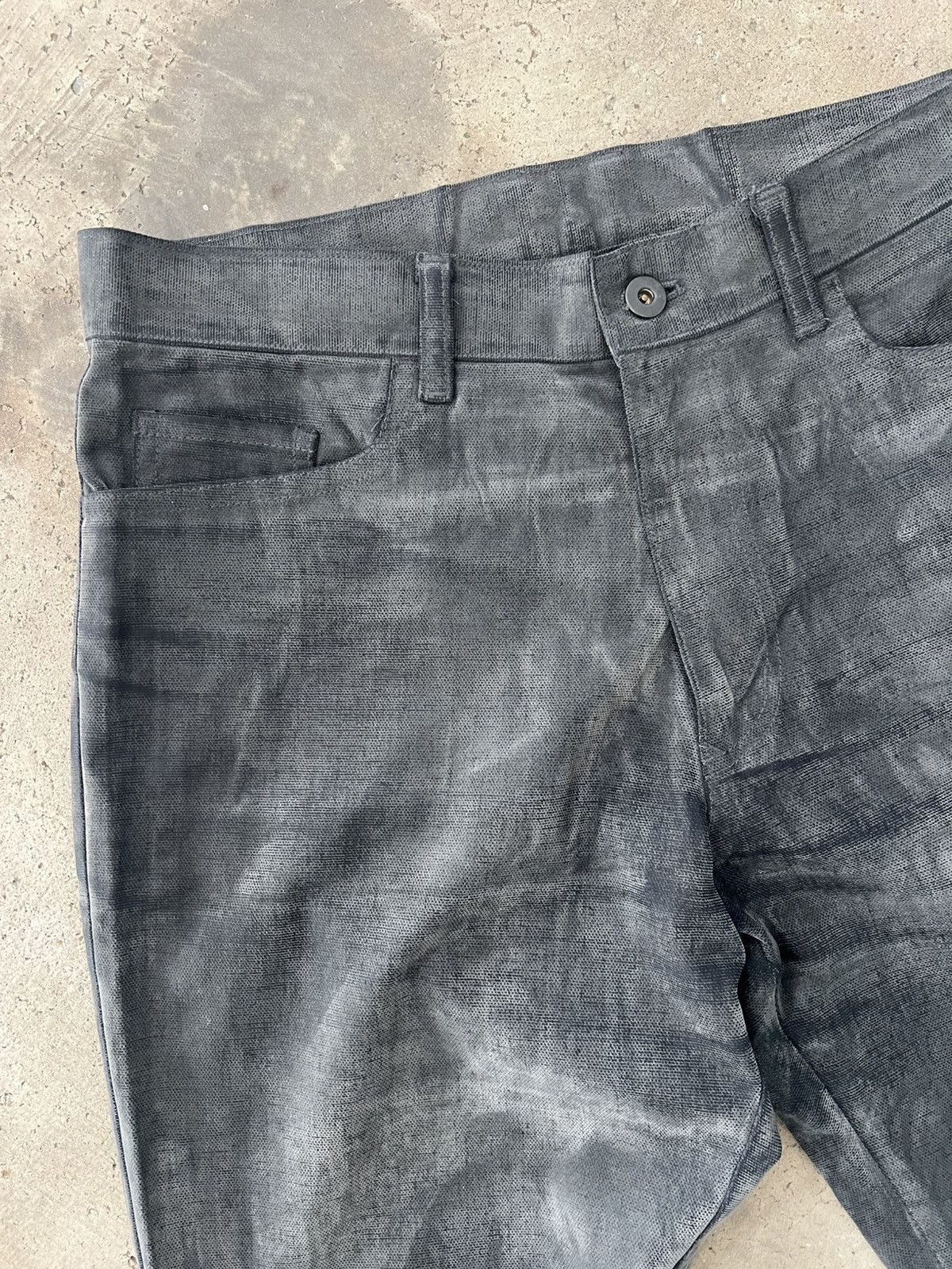 Nicole Club Vintage Y2K Nicole Monsieur Archival Waxed Cotton Pants Size US 32 / EU 48 - 5 Thumbnail